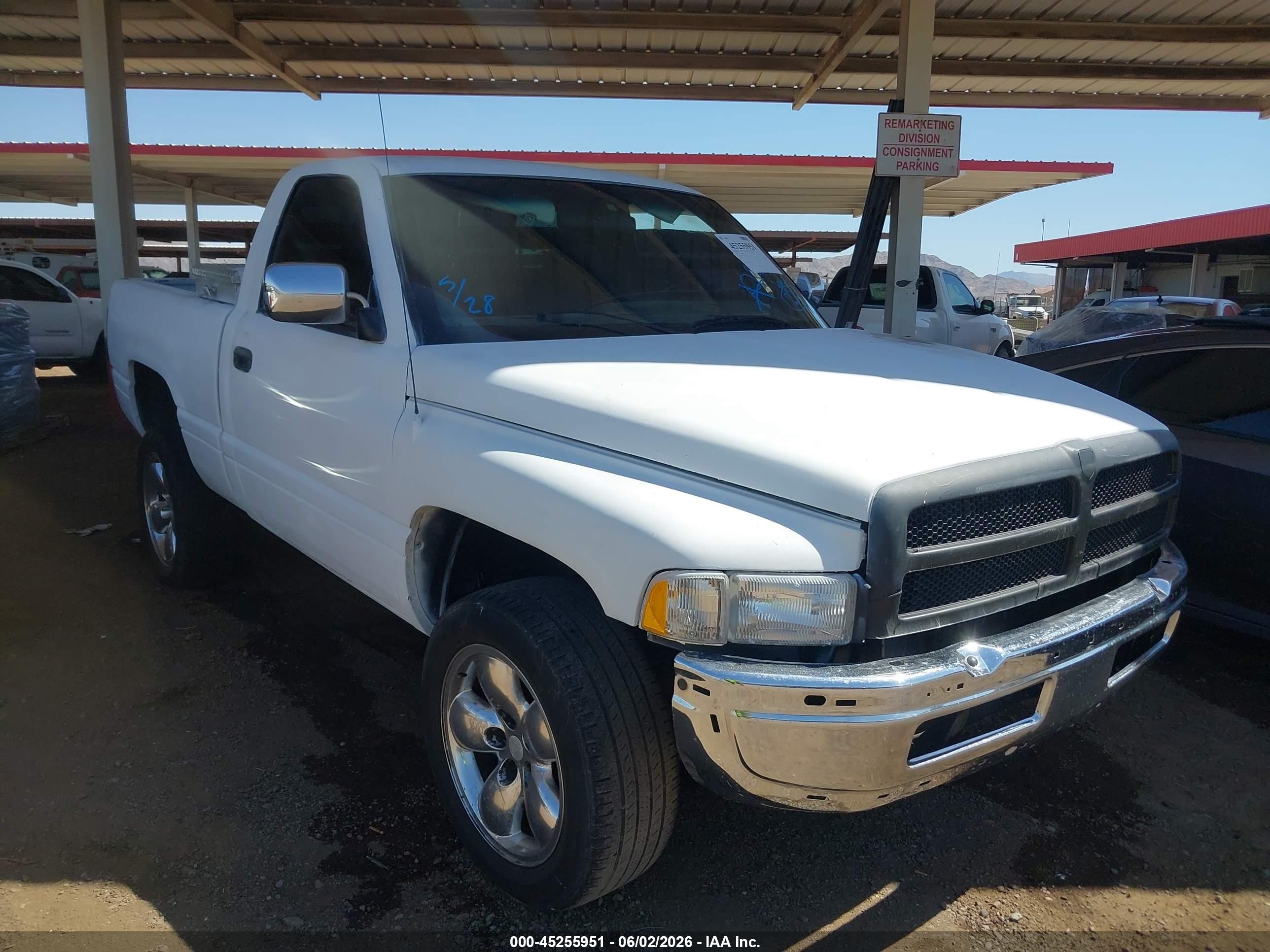 2000 Dodge 1500 Work Special, VIN 1B7HC16XXYS581818 — Обычный износ