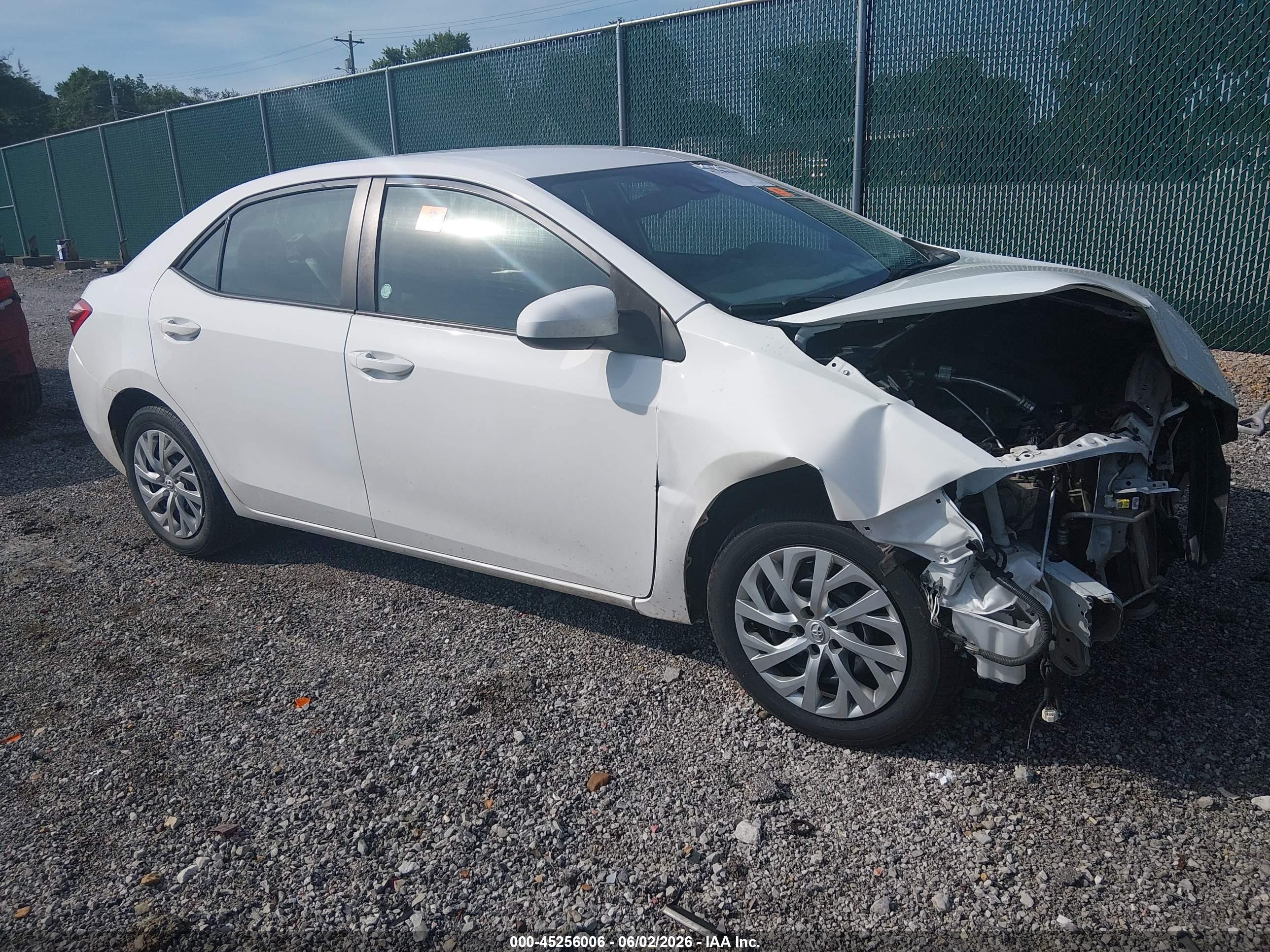 2019 Toyota Corolla SE, VIN 5YFBURHE8KP894310 — Biohazard / chemical