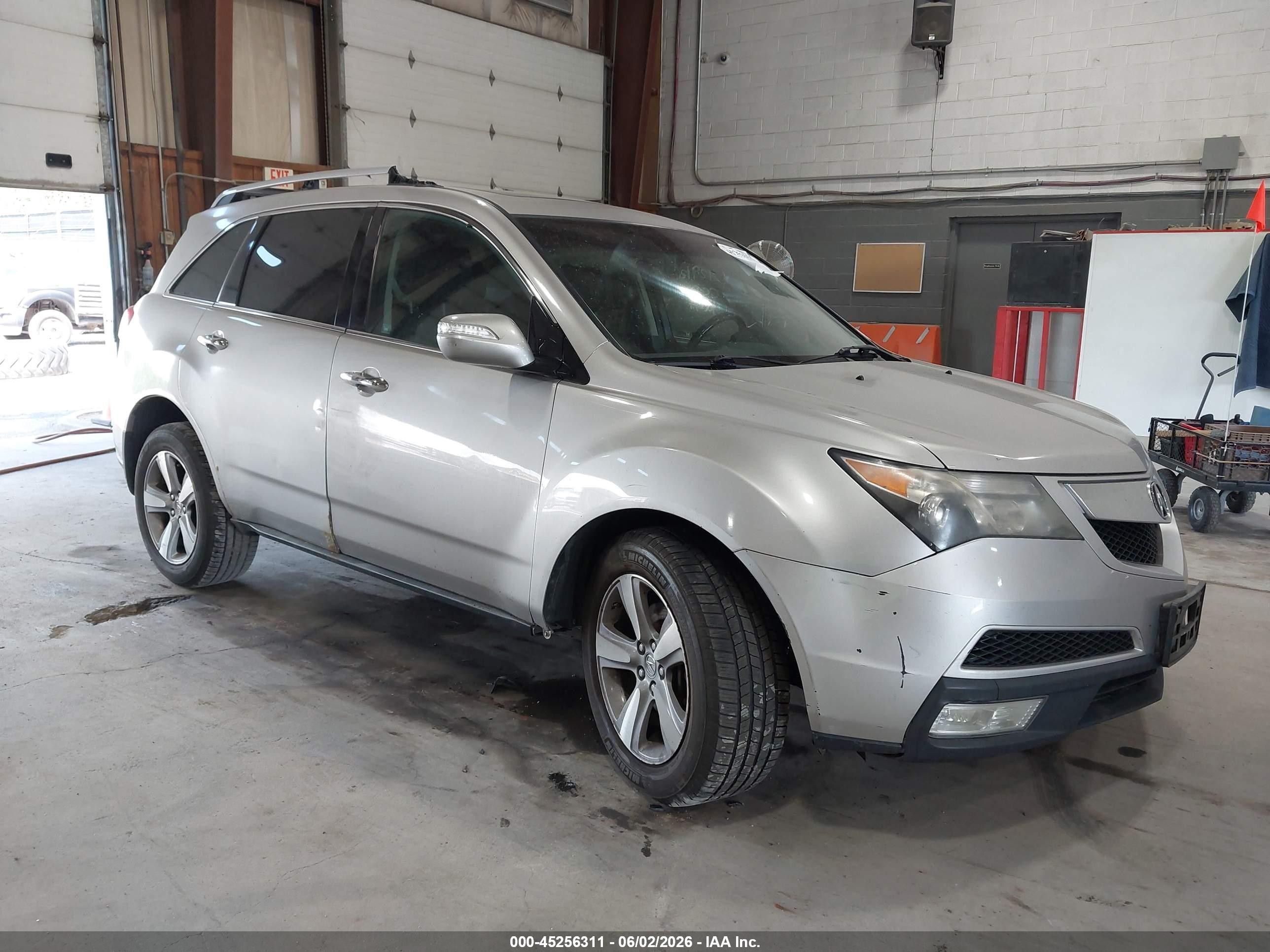 2012 Acura MDX, VIN 2HNYD2H23CH502343 — Undercarriage