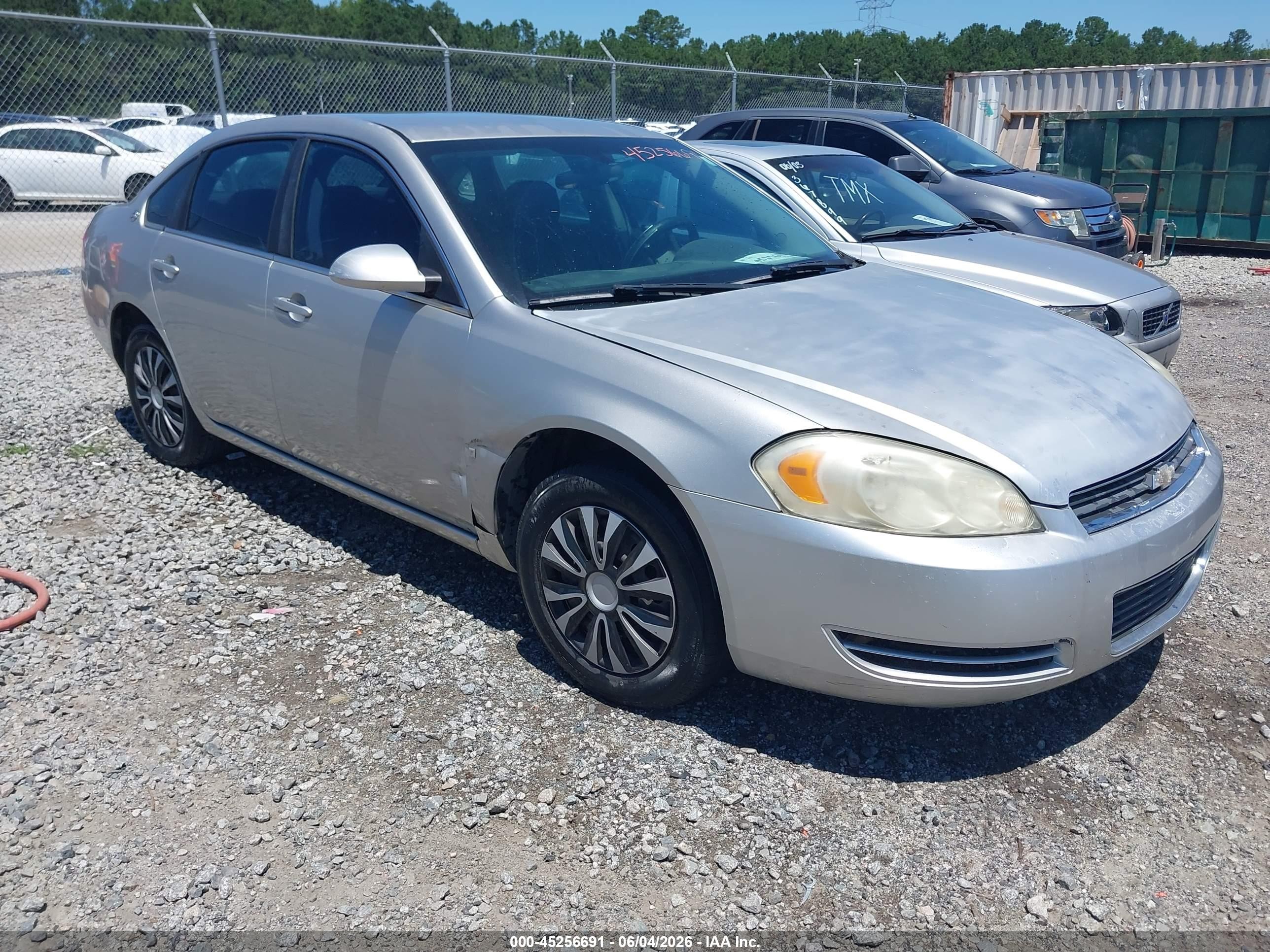 2008 Chevrolet Impala Police Unmarked Police, VIN 2G1WS553889260936 — Front end