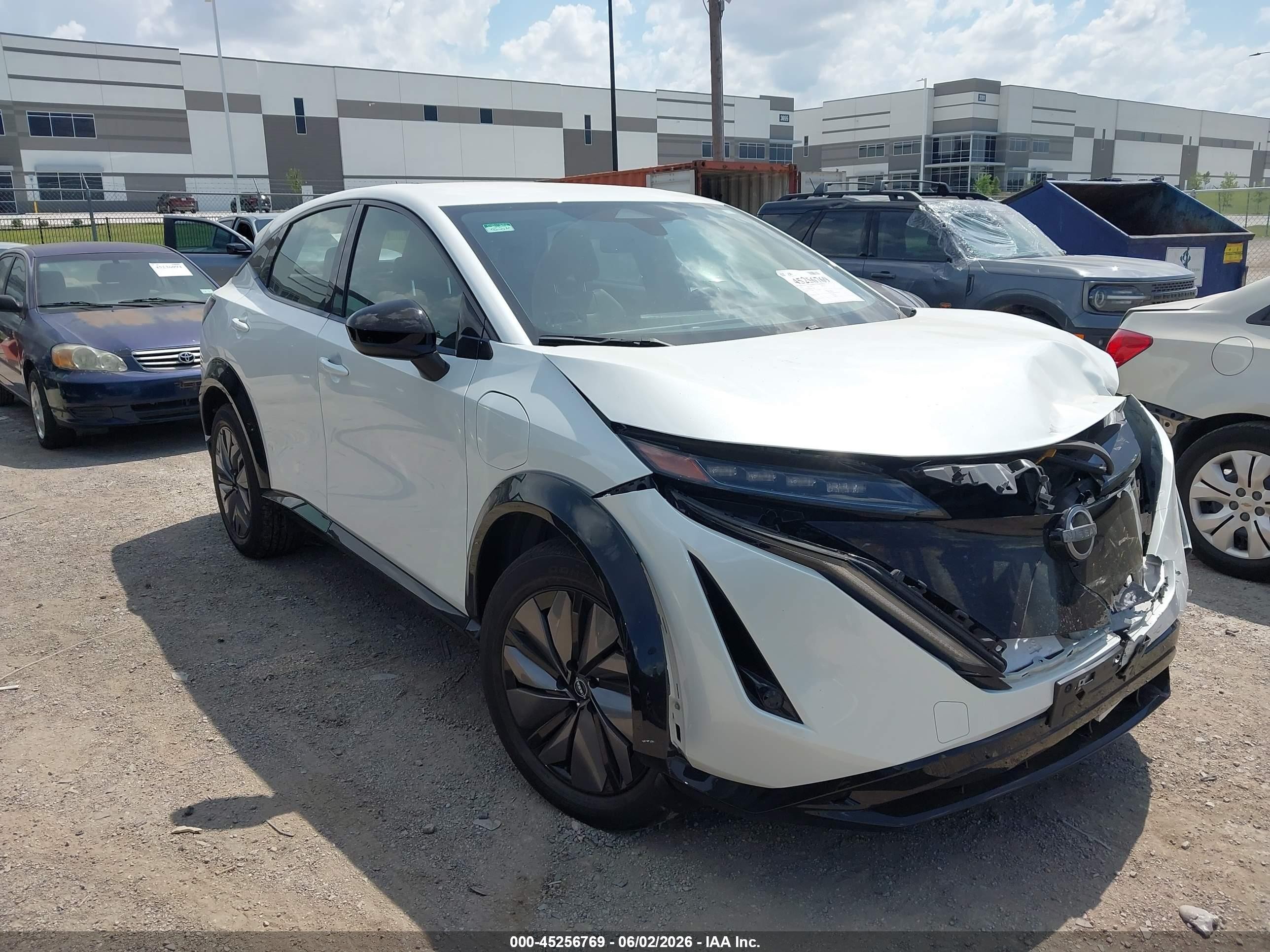 2024 Nissan ARIYA Engage, VIN JN1CF0BBXRM739217 — Front end