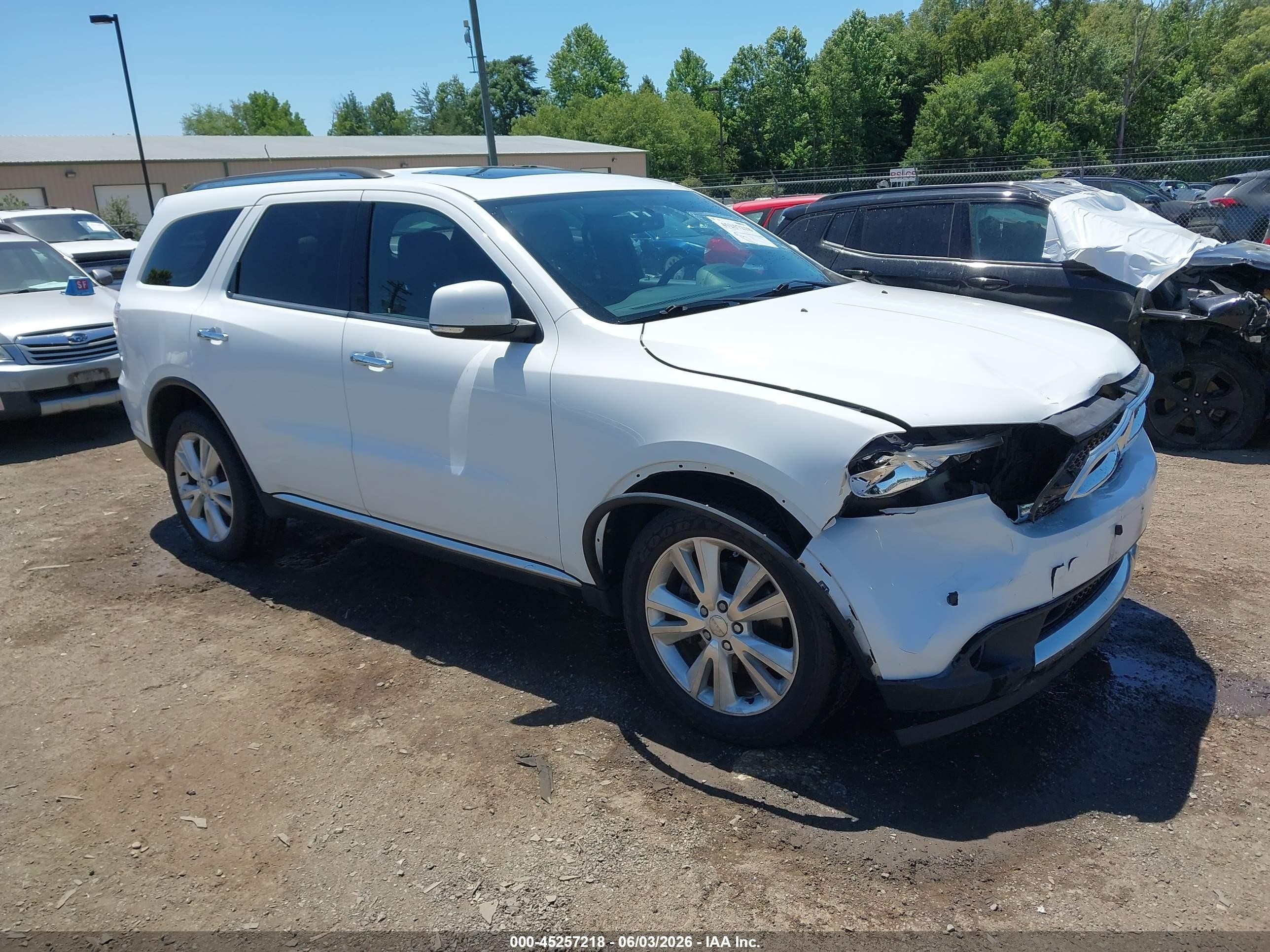 2013 Dodge Durango Crew, VIN 1C4SDJDT0DC658154 — Front end