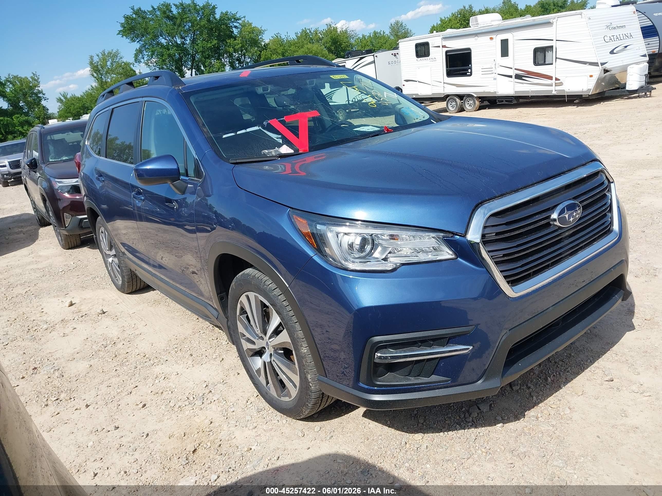2021 Subaru Ascent Premium, VIN 4S4WMAHD1M3452745 — Hail