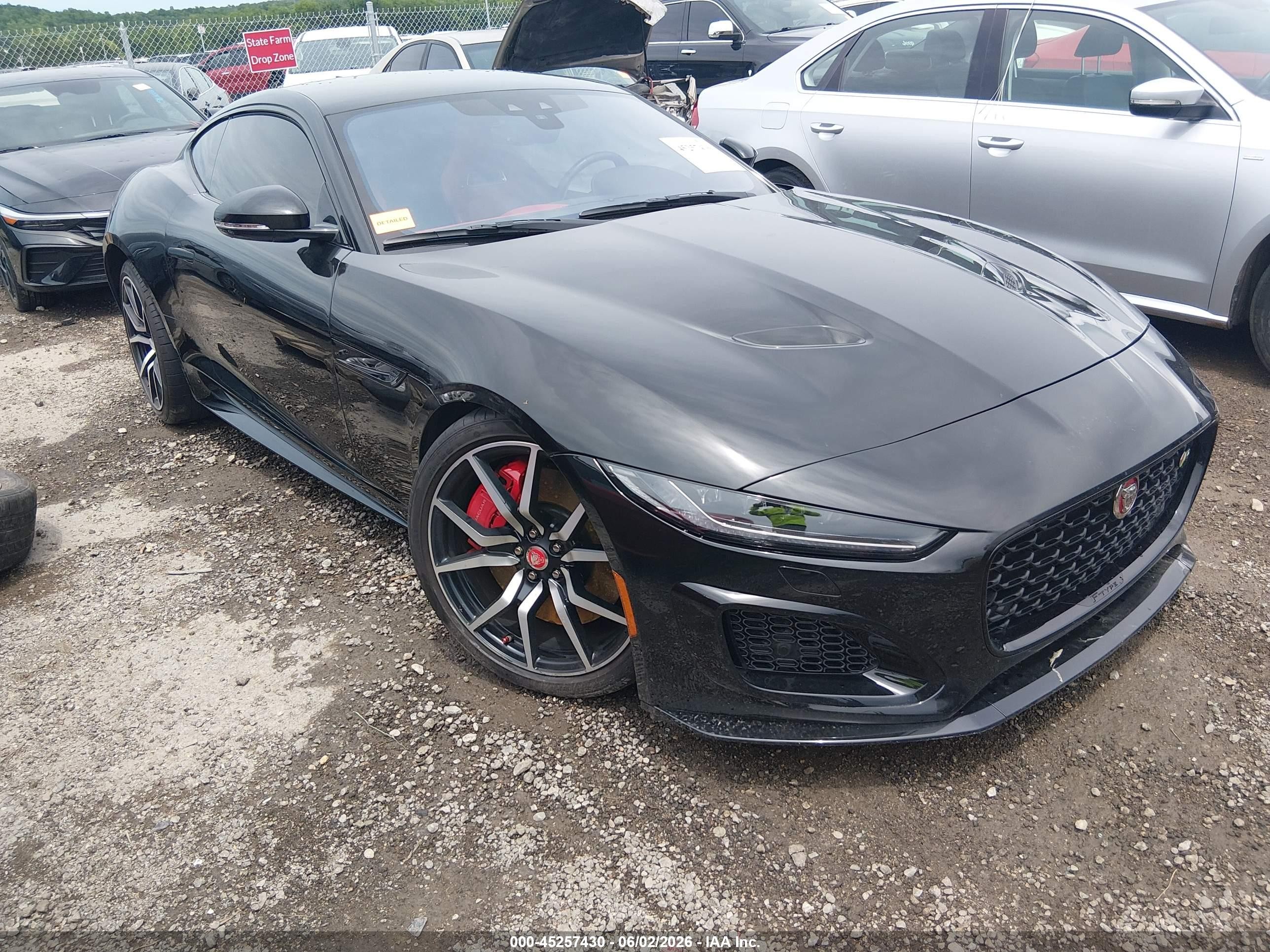 2023 Jaguar F-Type R, VIN SAJD51FE3PCK81796 — Side