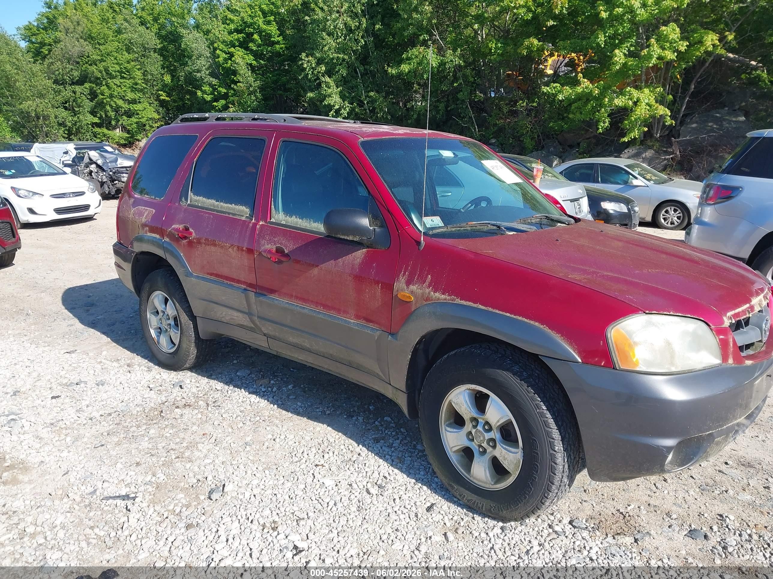 2004 Mazda Tribute ES, VIN 4F2CZ96134KM22460 — Normal wear