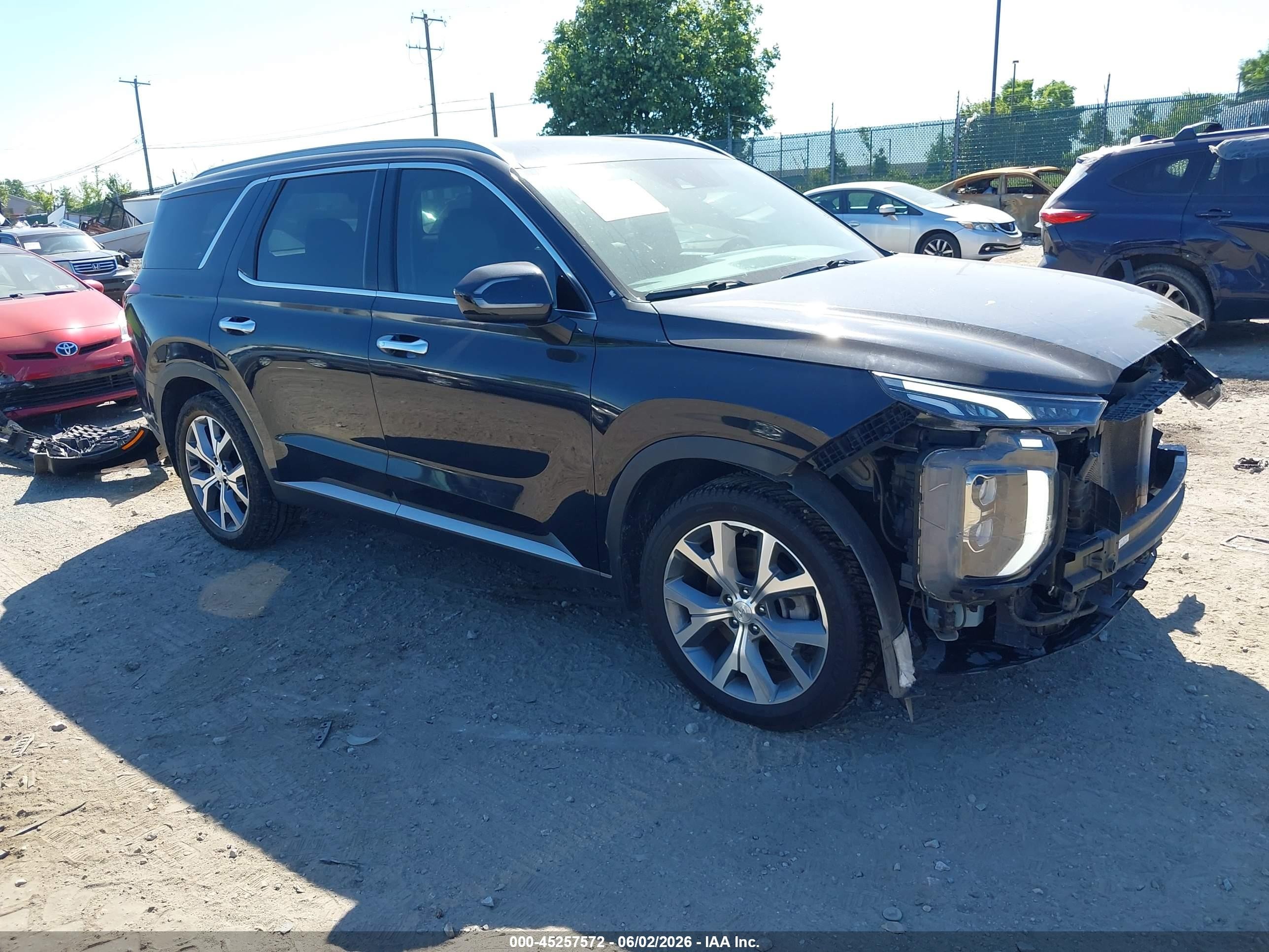 2020 Hyundai Palisade SEL, VIN KM8R44HE6LU065415 — Front end