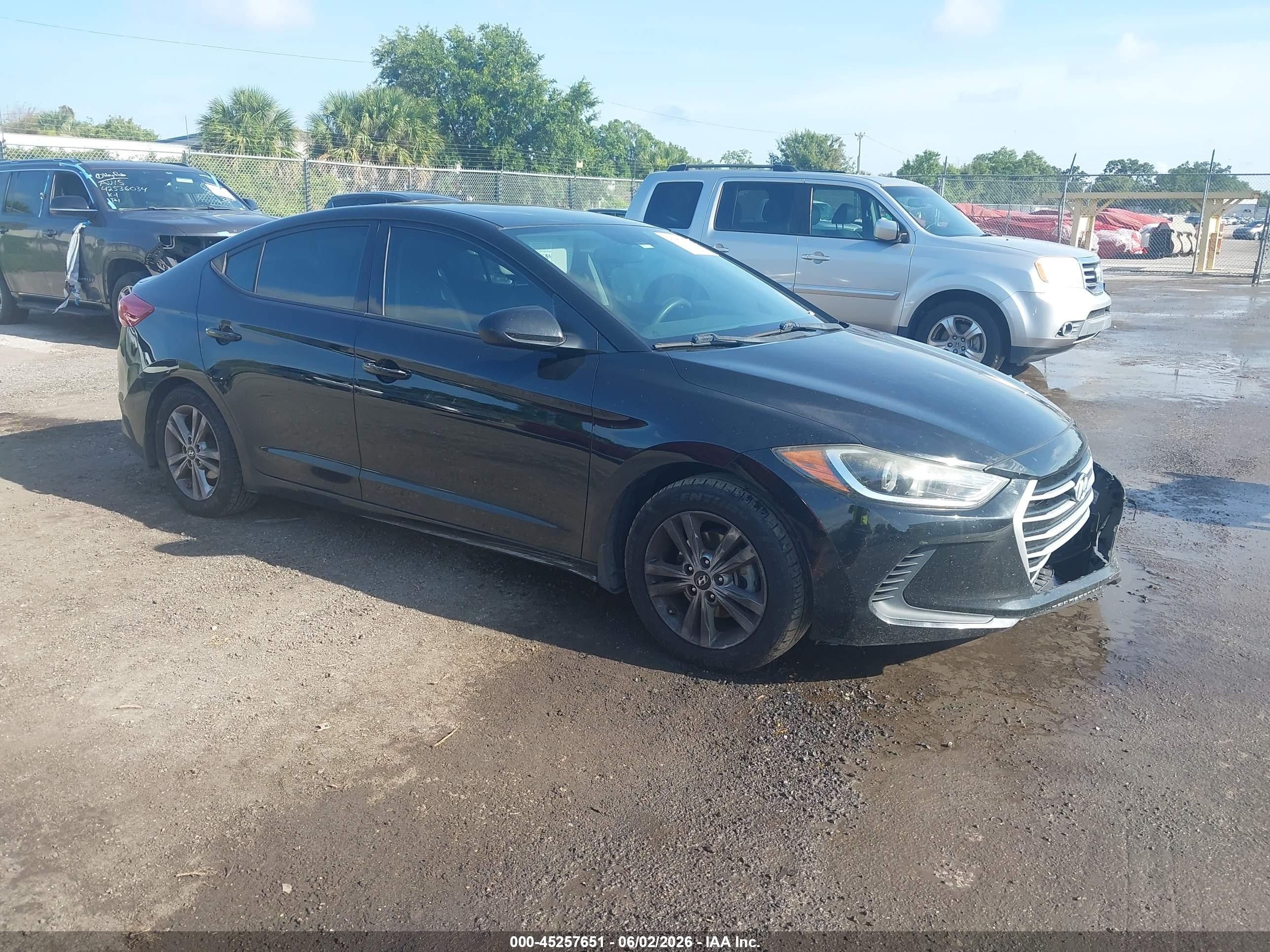 2018 Hyundai Elantra SEL, VIN 5NPD84LF7JH366270 — Front end