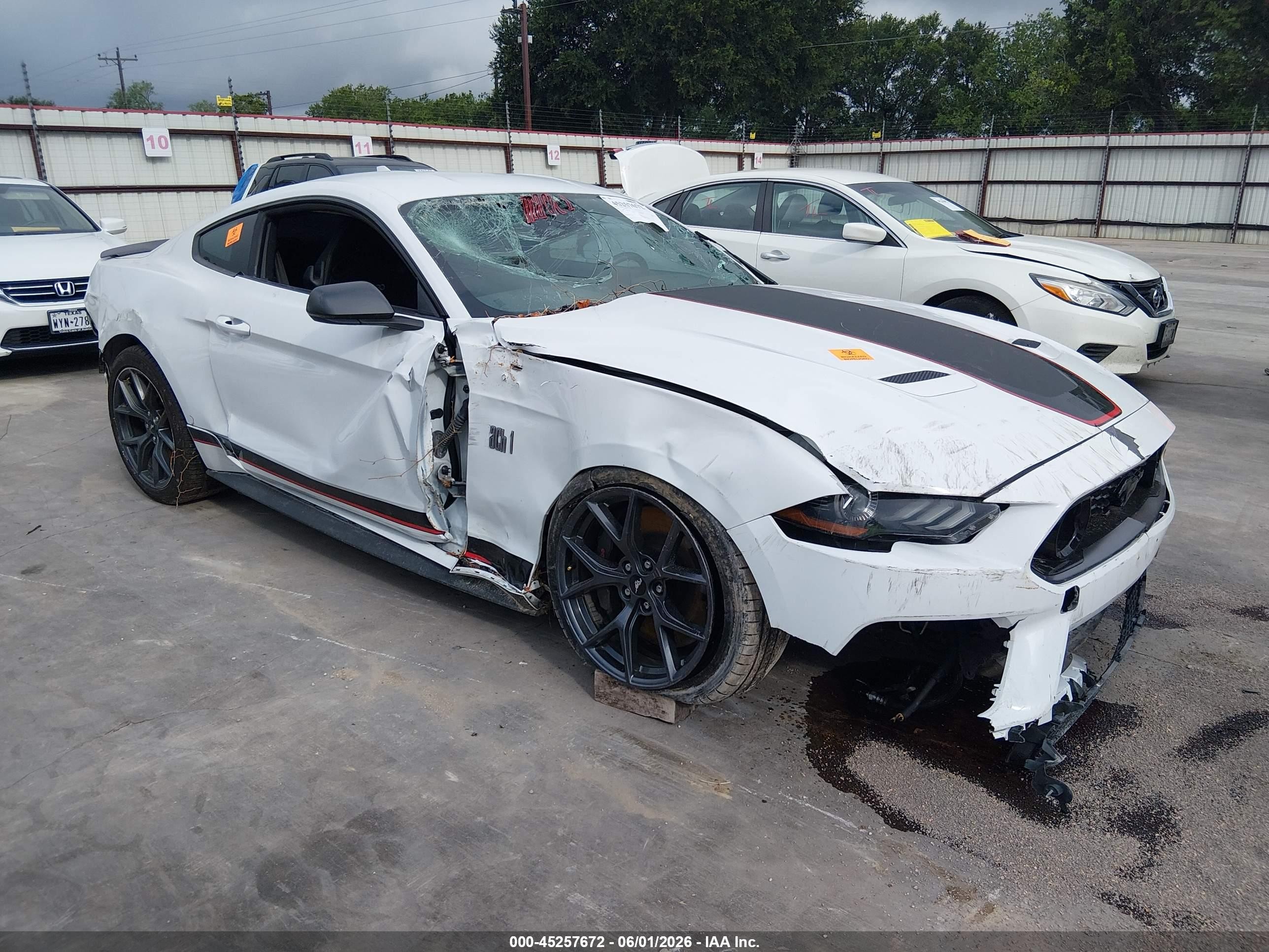 2022 Ford Mustang Mach 1, VIN 1FA6P8R04N5553158 — Theft recovery