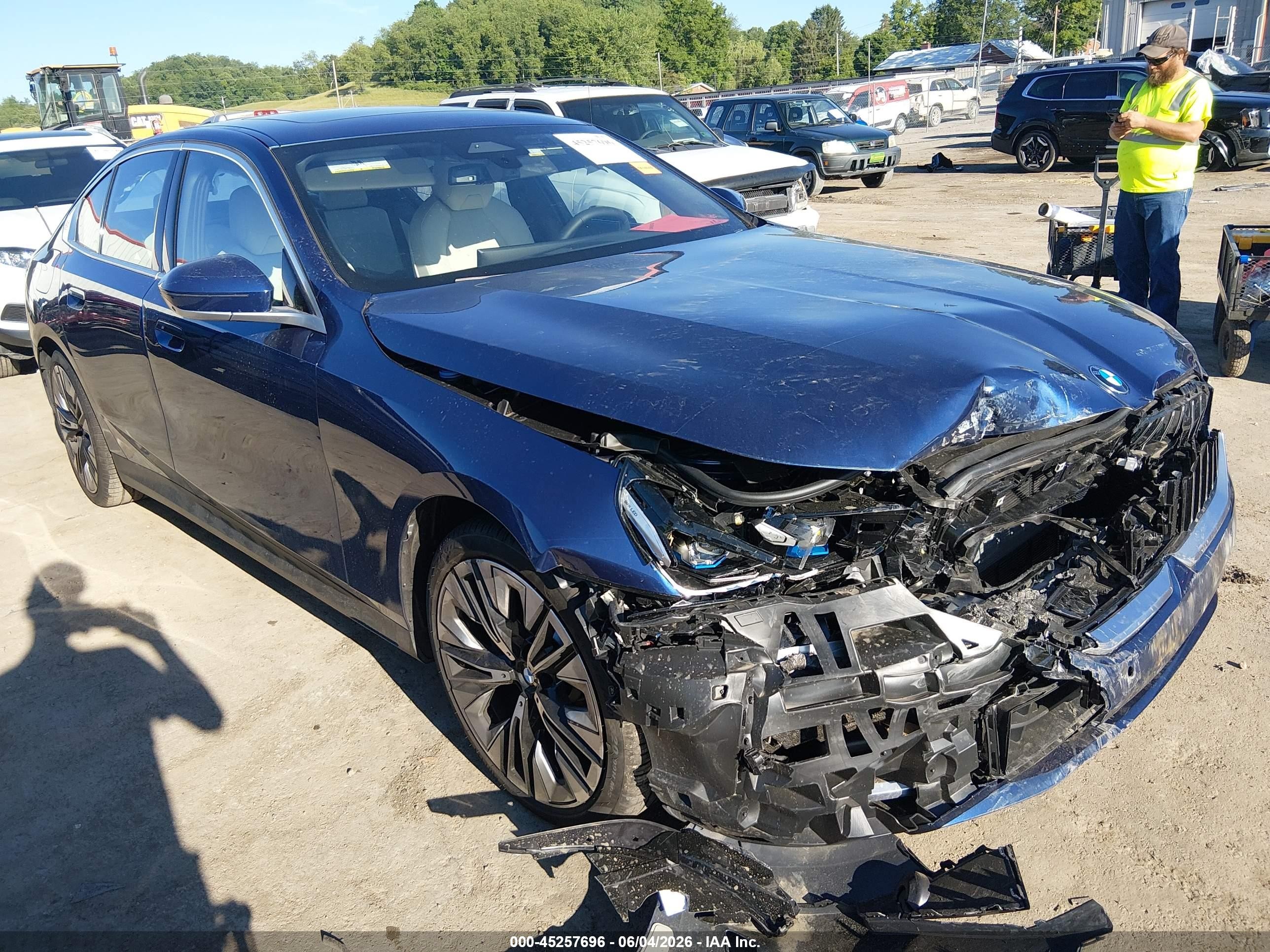 2026 BMW 5 Series 530i xDrive, VIN WBA53FJ01TCX63854 — Front end