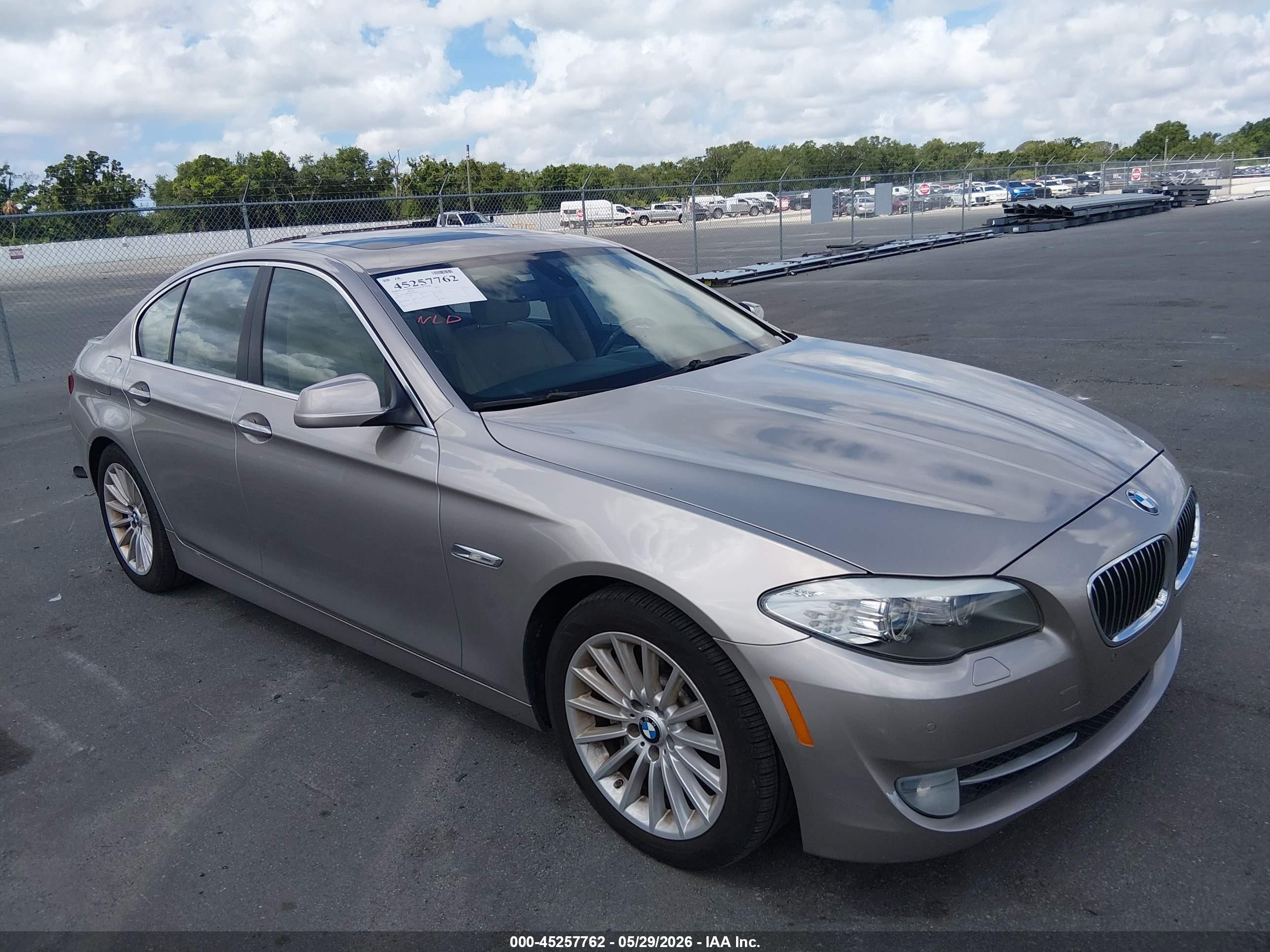 2011 BMW 5 Series 535i, VIN WBAFR7C56BC608538 — Water / flood