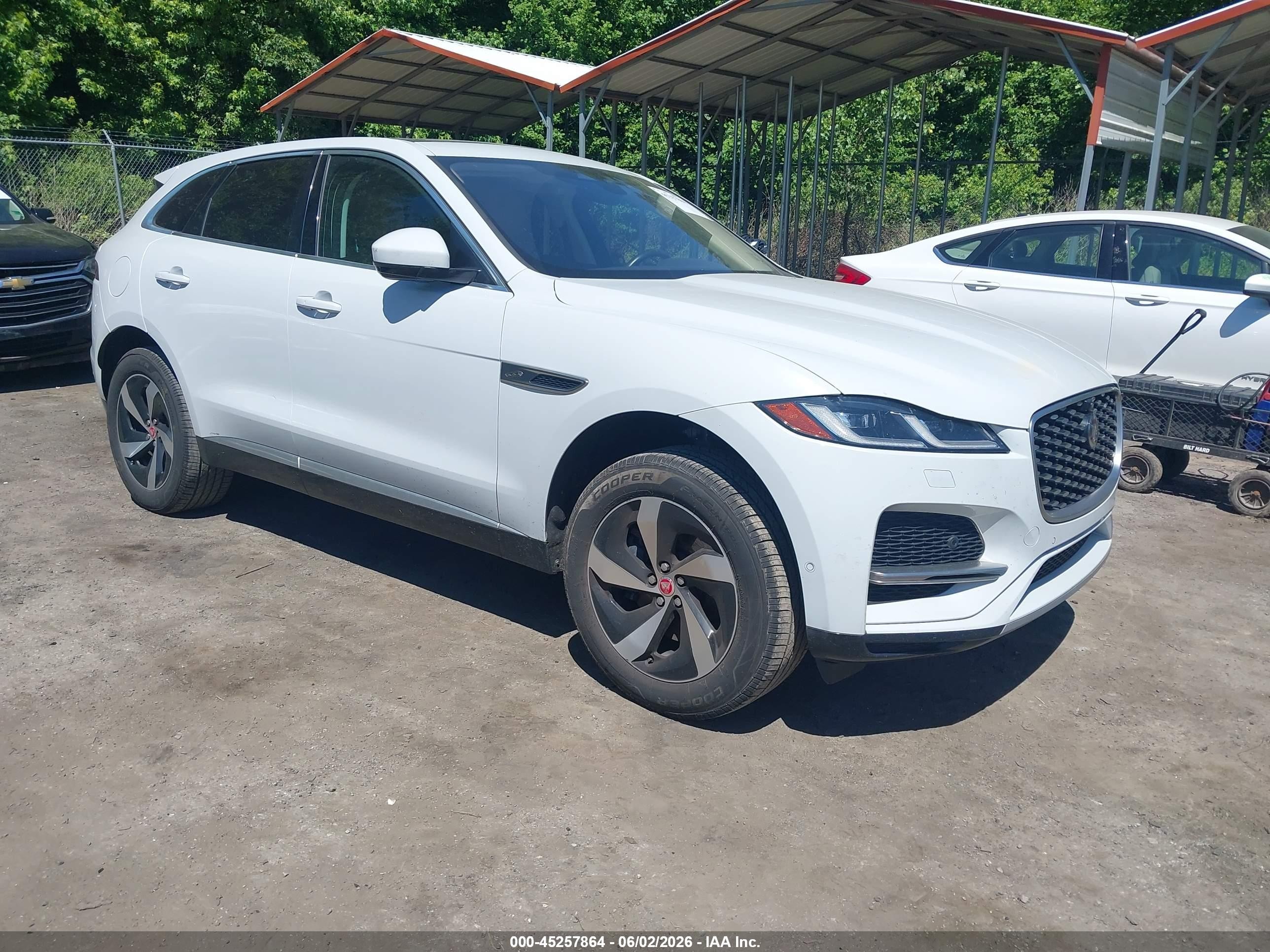 2021 Jaguar F-Pace S, VIN SADCJ2EX3MA668259 — Side