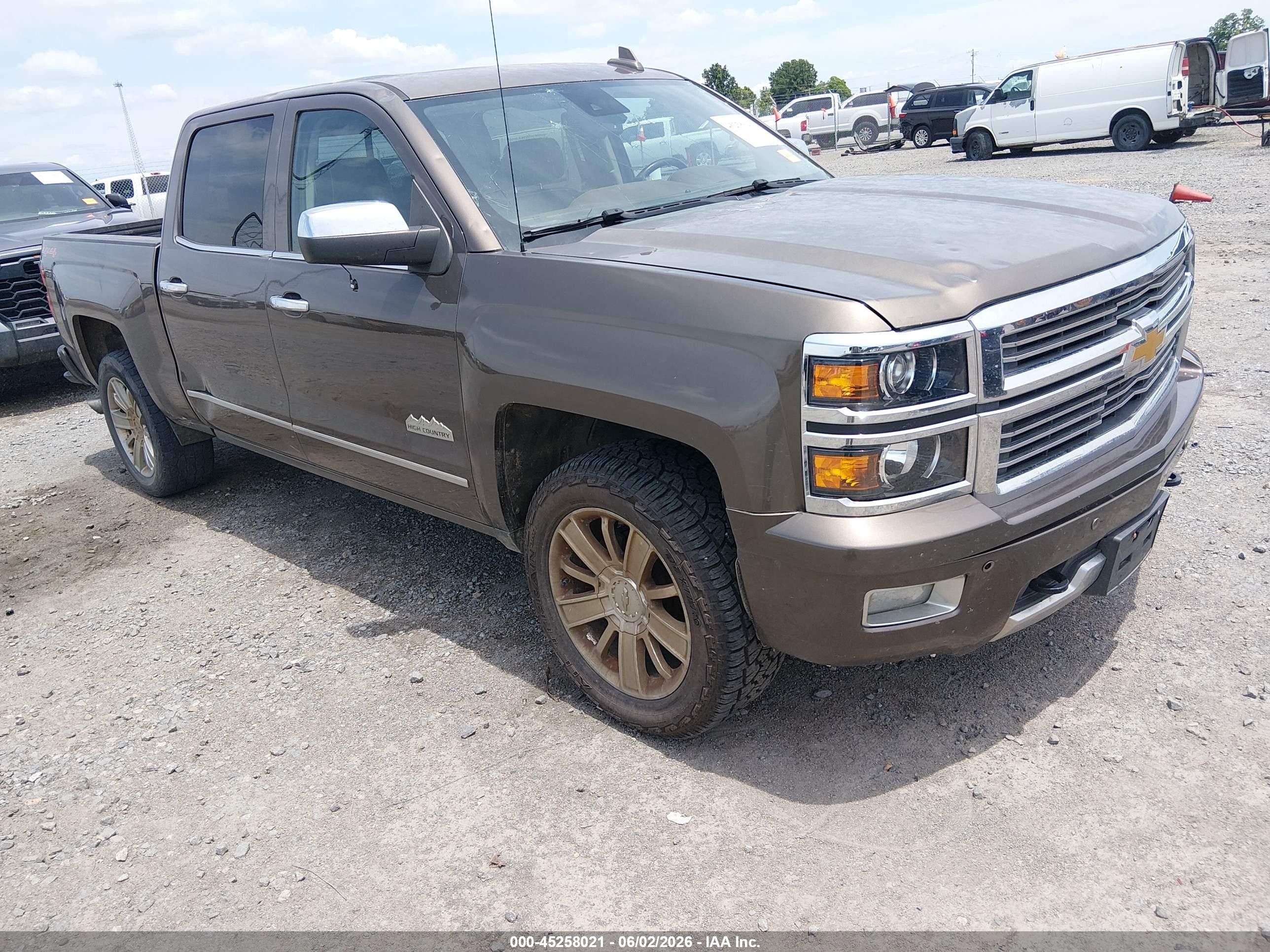 2015 Chevrolet Silverado 1500 High Country, VIN 3GCUKTEJ9FG476802 — Hail