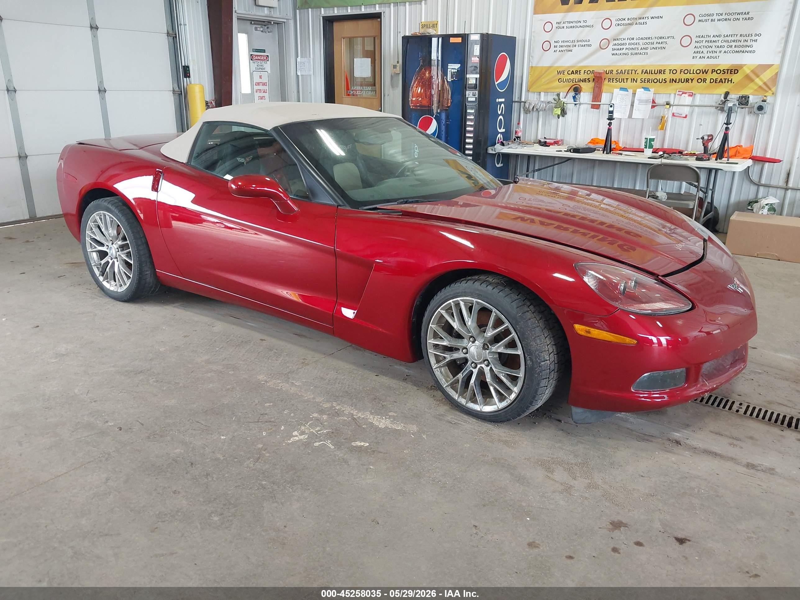 2010 Chevrolet Corvette, VIN 1G1YG3DW0A5102510 — Fresh water flood