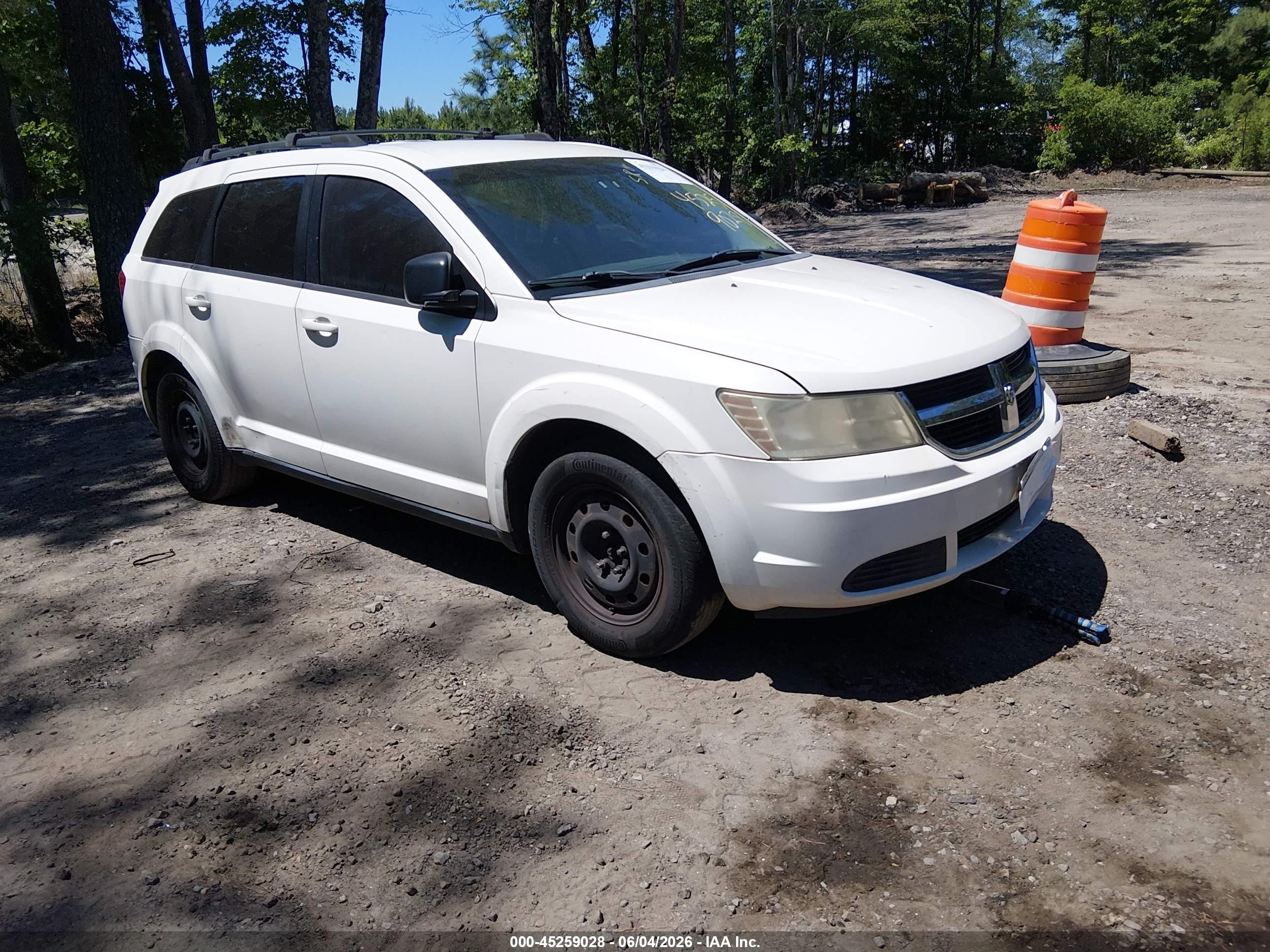 2009 Dodge Journey SE, VIN 3D4GG47B59T227681 — Repossession