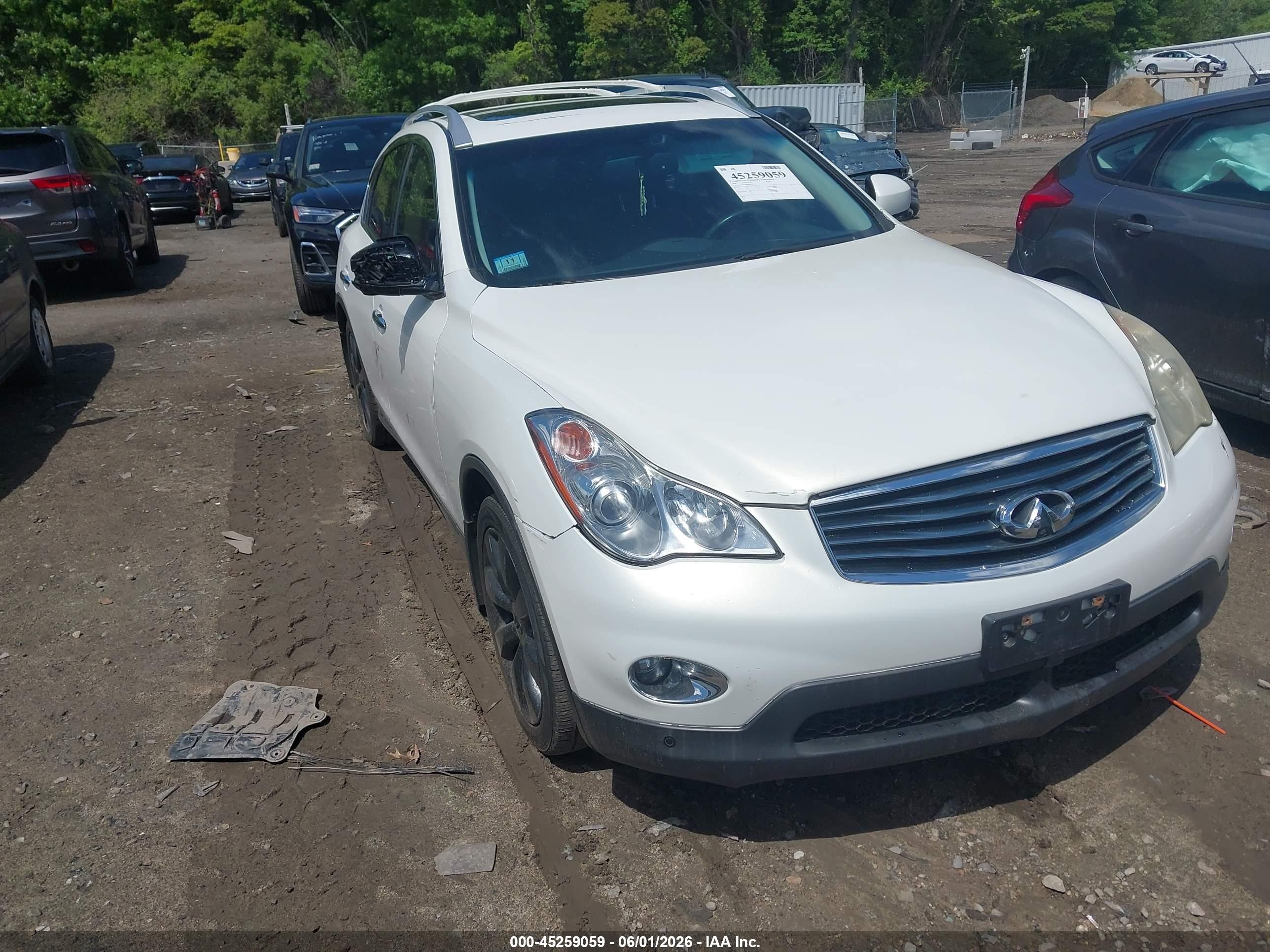 2008 Infiniti EX Journey, VIN JNKAJ09F48M362277 — Side