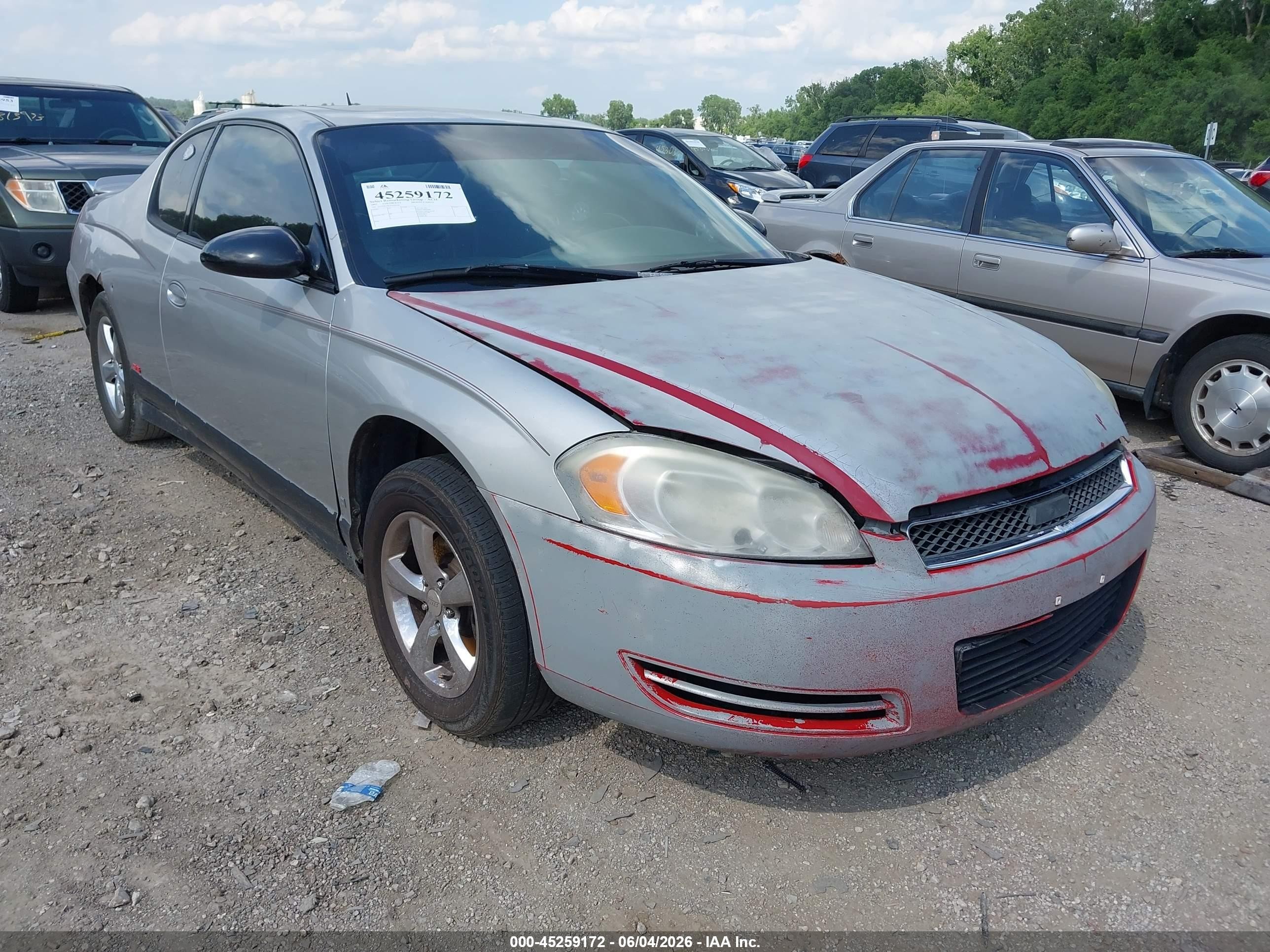 2007 Chevrolet Monte Carlo LT, VIN 2G1WK15K479306566 — Front end