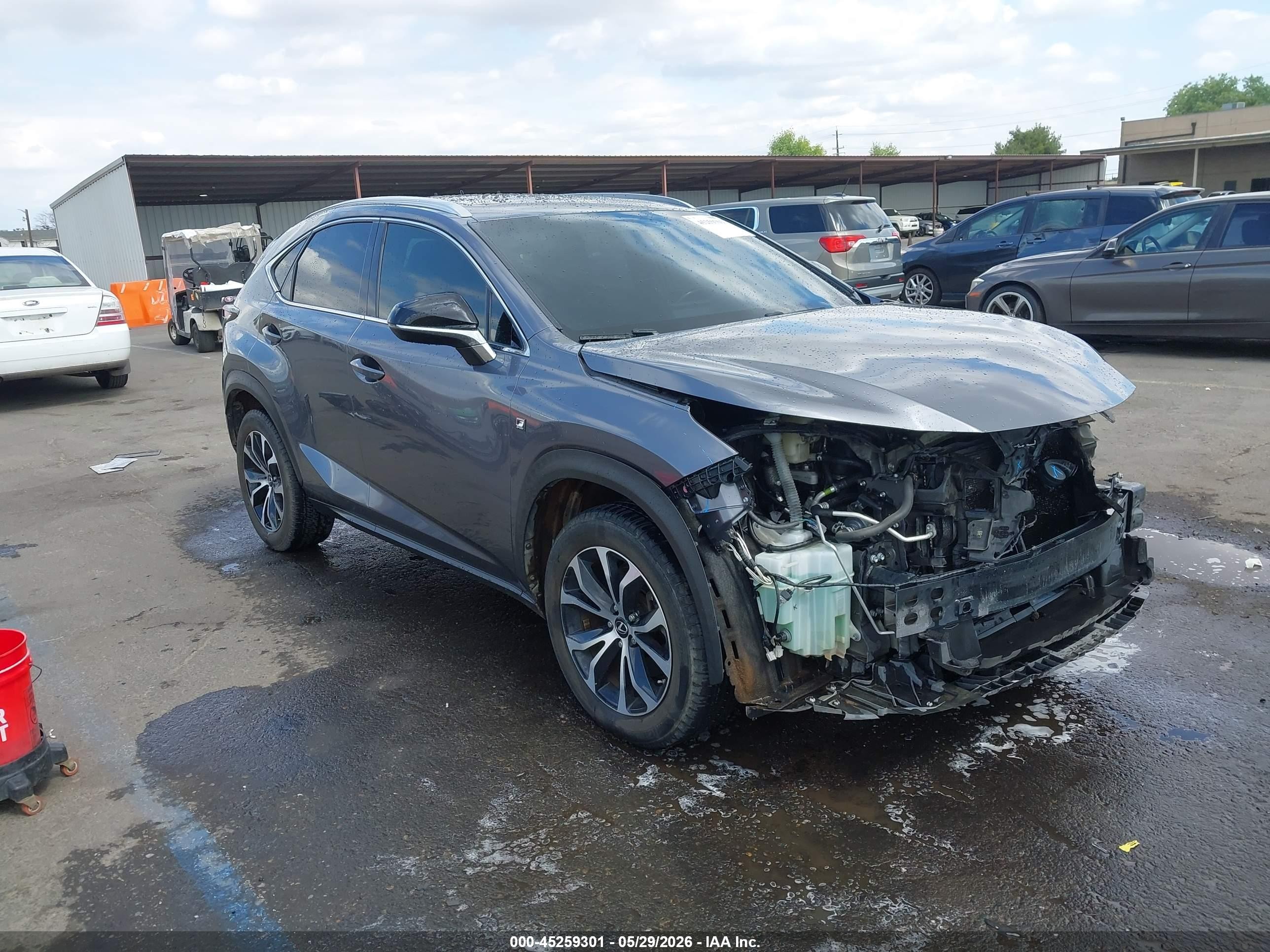 2016 Lexus NX F Sport, VIN JTJBARBZXG2074558 — Front end