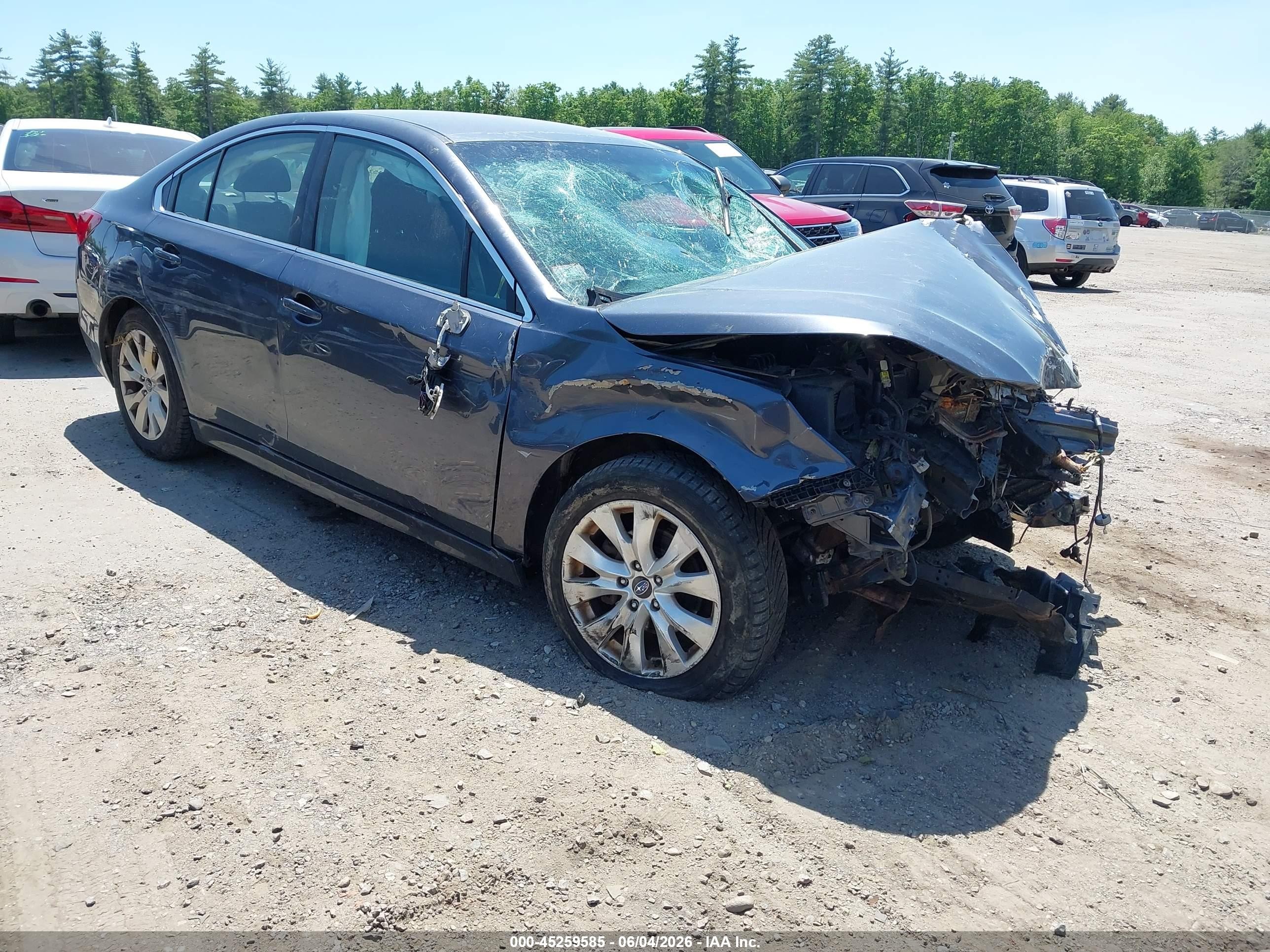 2017 Subaru Legacy Premium, VIN 4S3BNAC65H3011750 — Front end