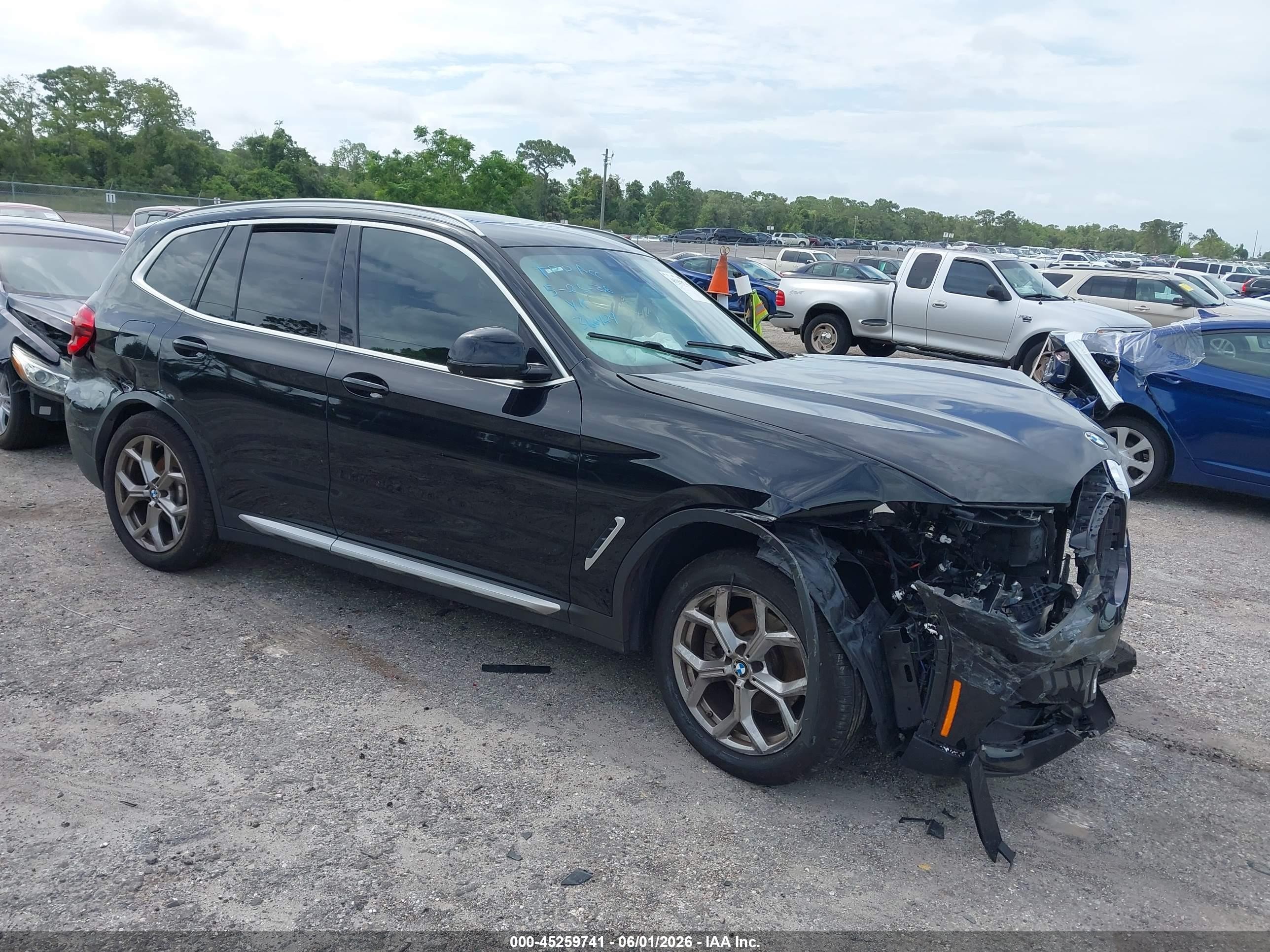 2021 BMW X3 sDrive30i, VIN 5UXTY3C09M9G01283 — All over