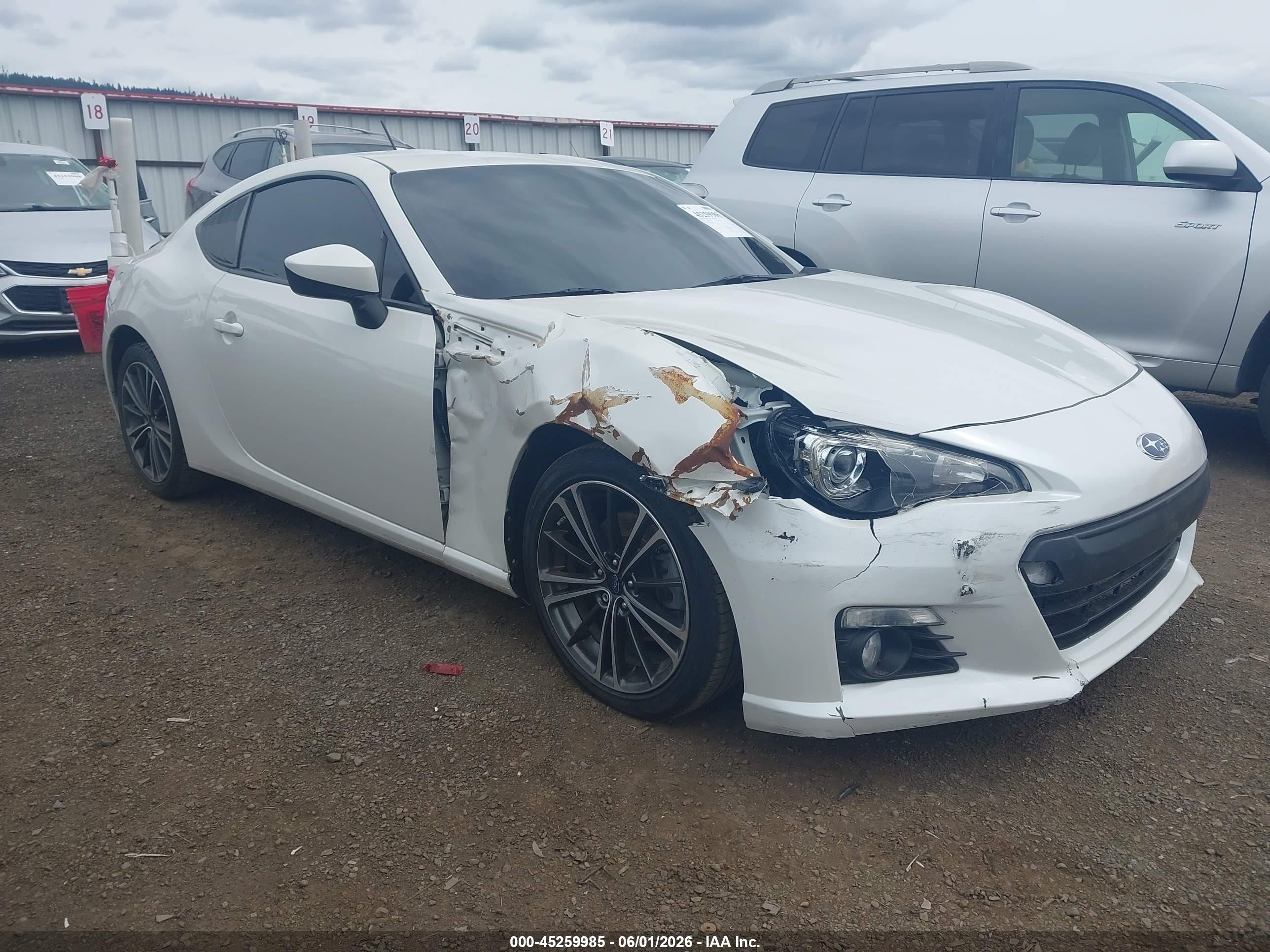 2014 Subaru BRZ Limited, VIN JF1ZCAC15E8605543 — Front end