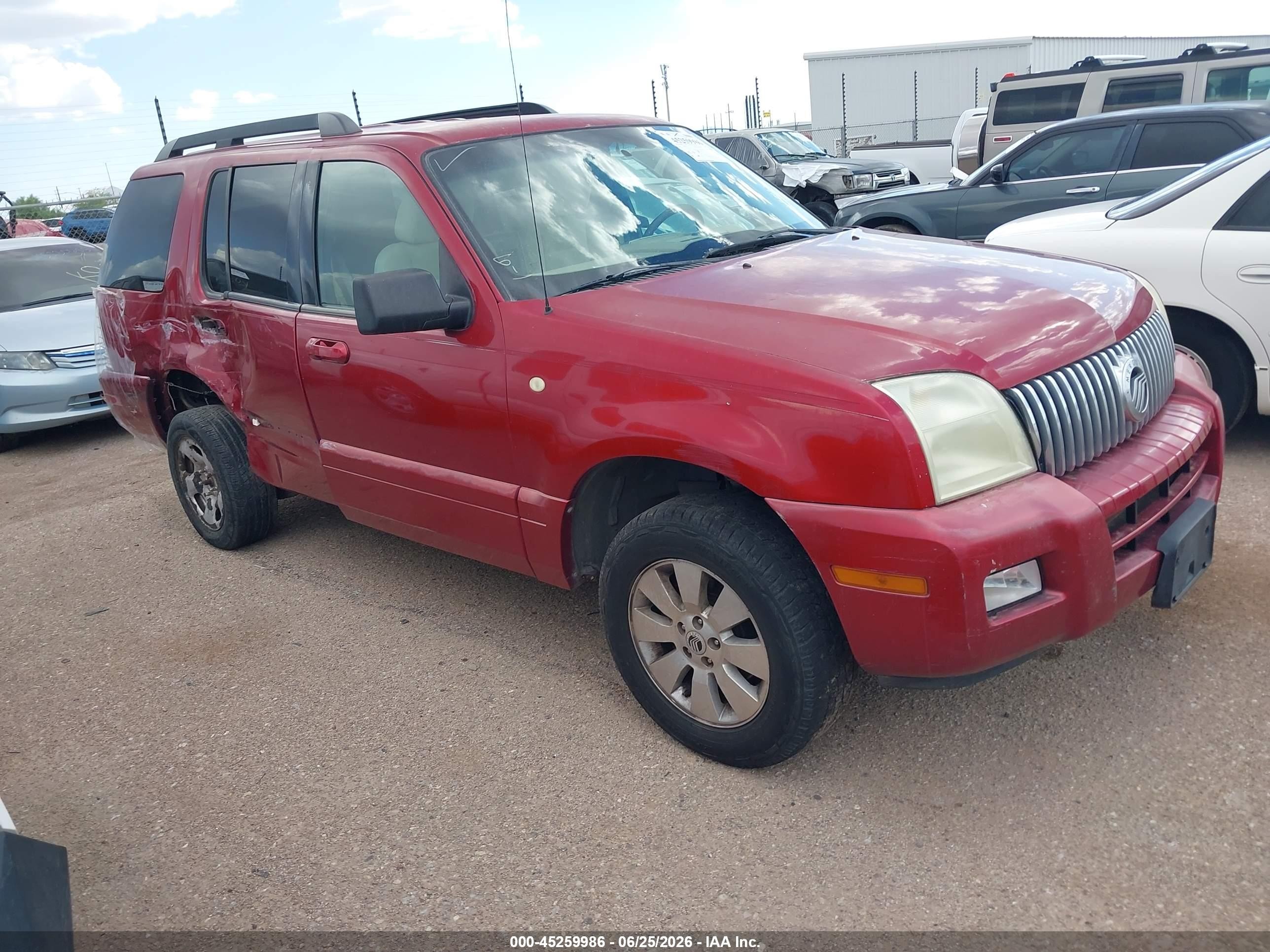 2006 Mercury Mountaineer Convenience, VIN 4M2EU46E56UJ00577 — Side