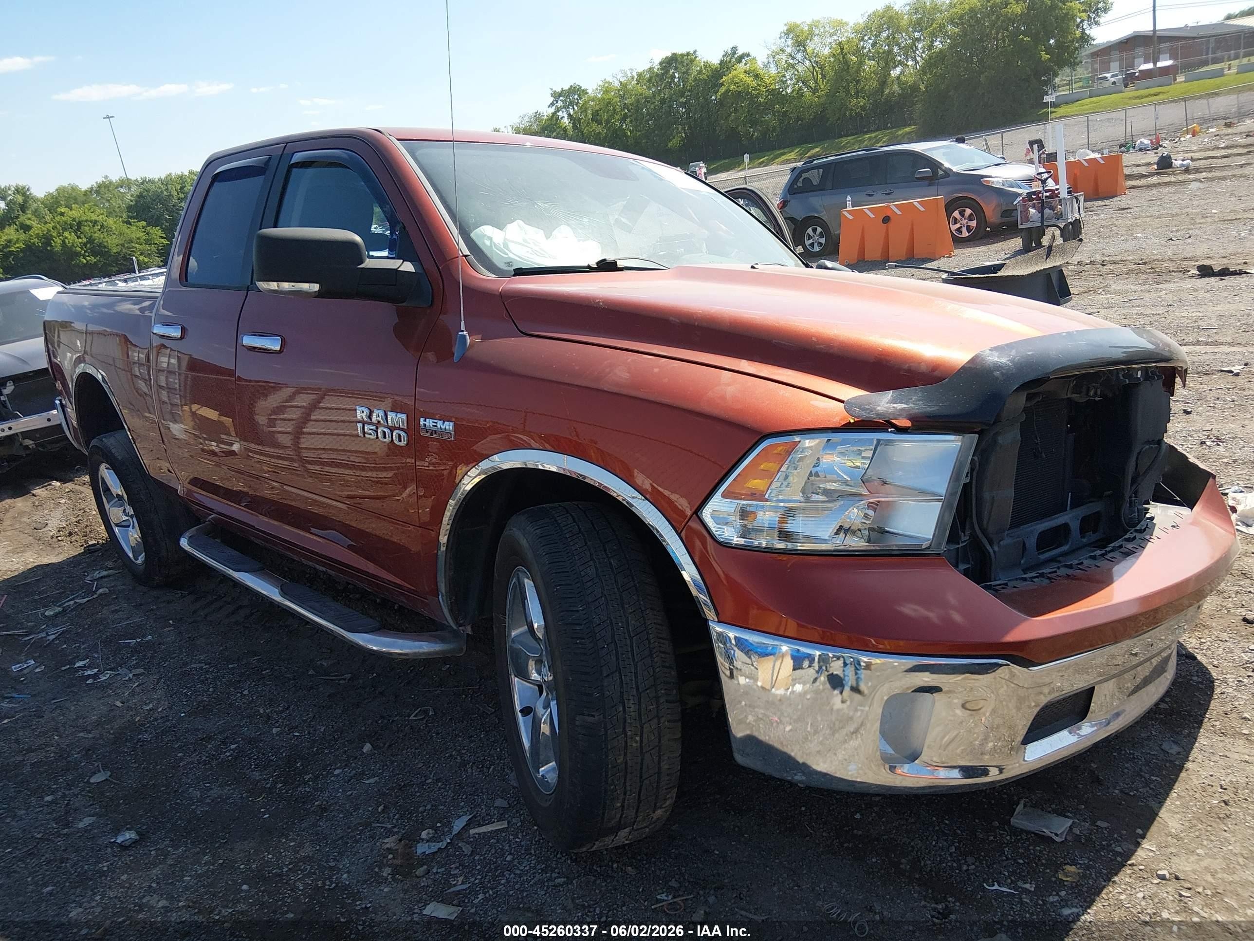 2013 Ram 1500 Big Horn, VIN 1C6RR7GT0DS558163 — Side