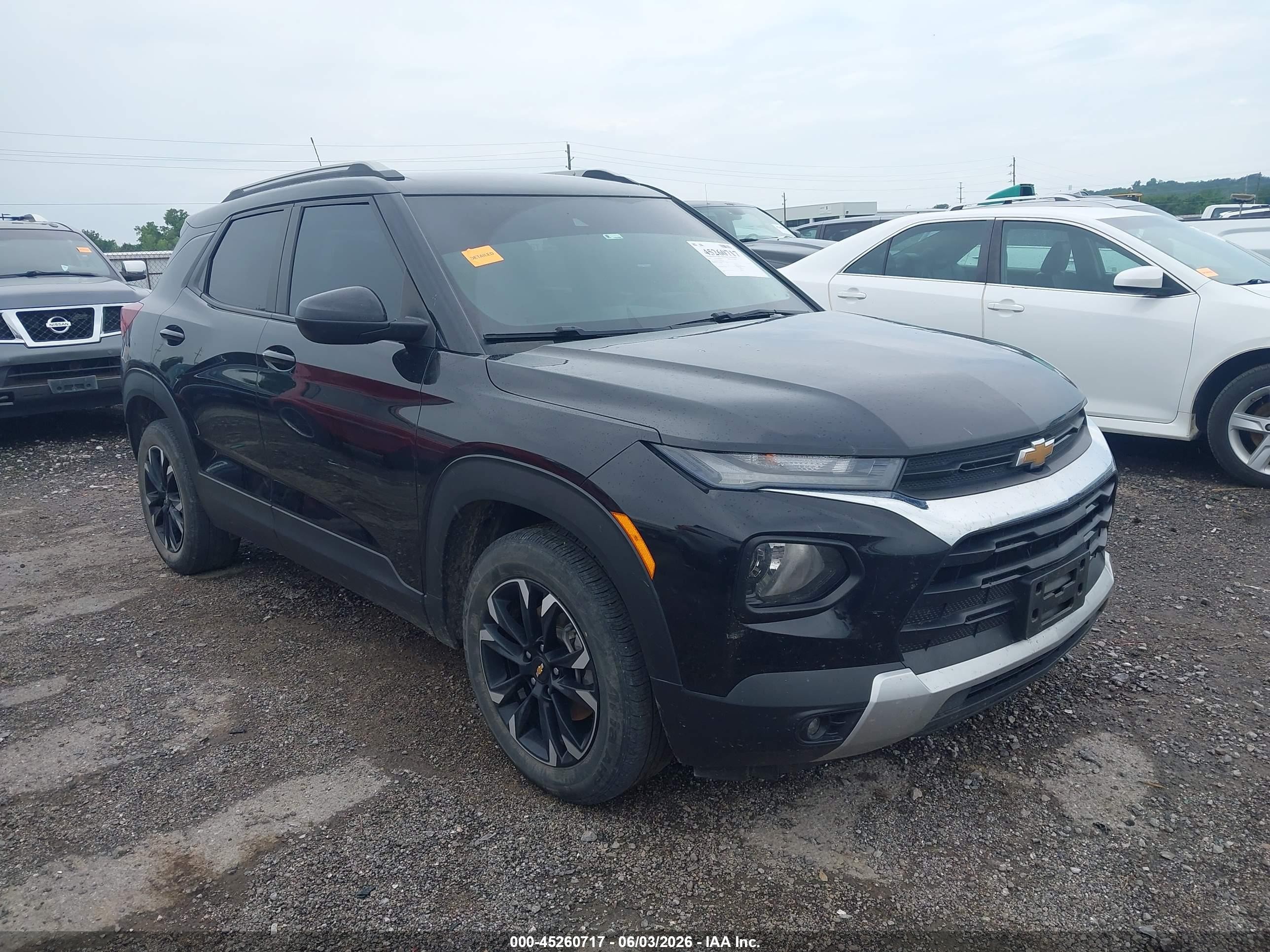 2022 Chevrolet TrailBlazer LT, VIN KL79MPSL0NB052698 — Hail