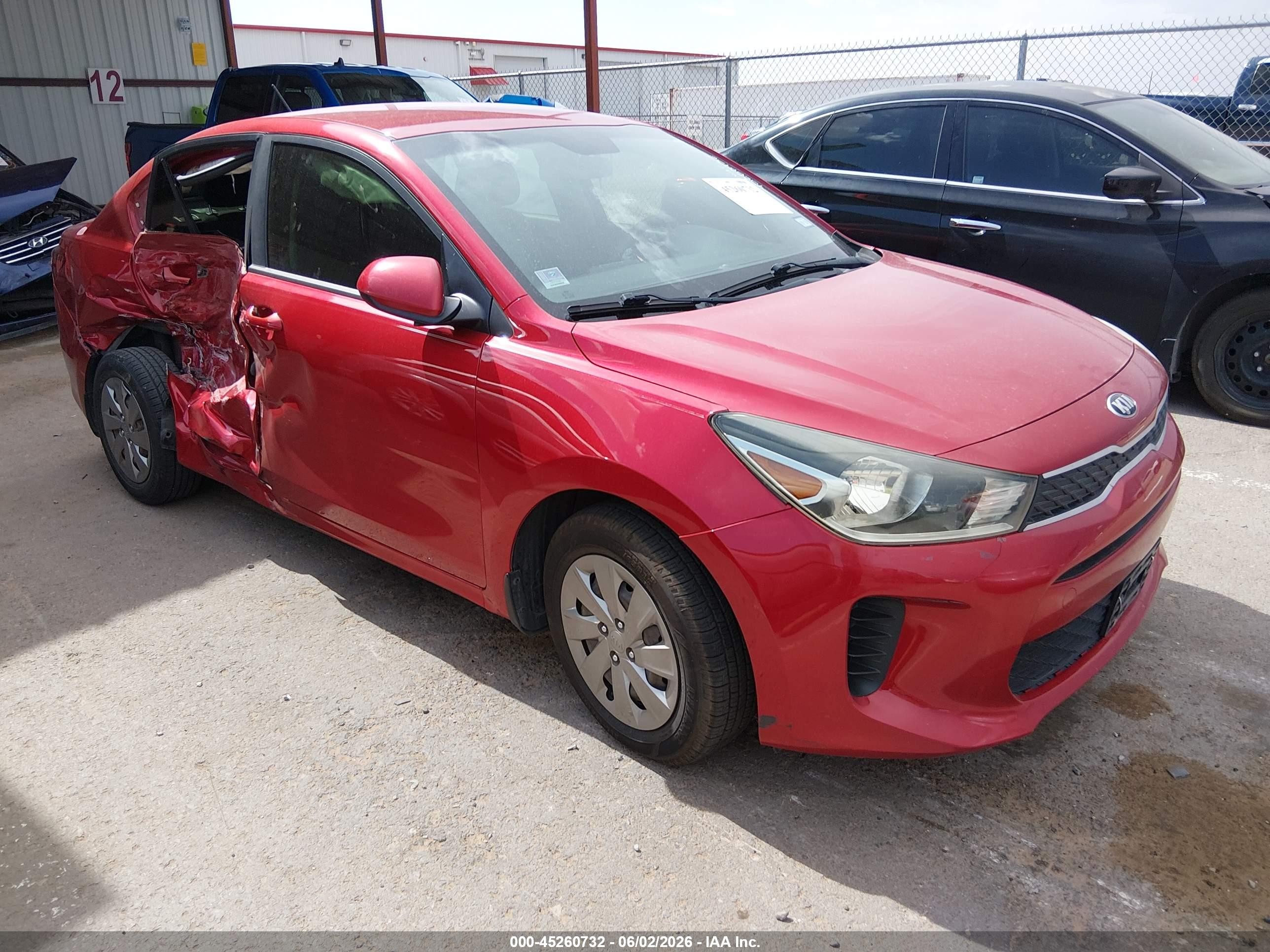 2020 Kia Rio S, VIN 3KPA24AD4LE284106 — Side