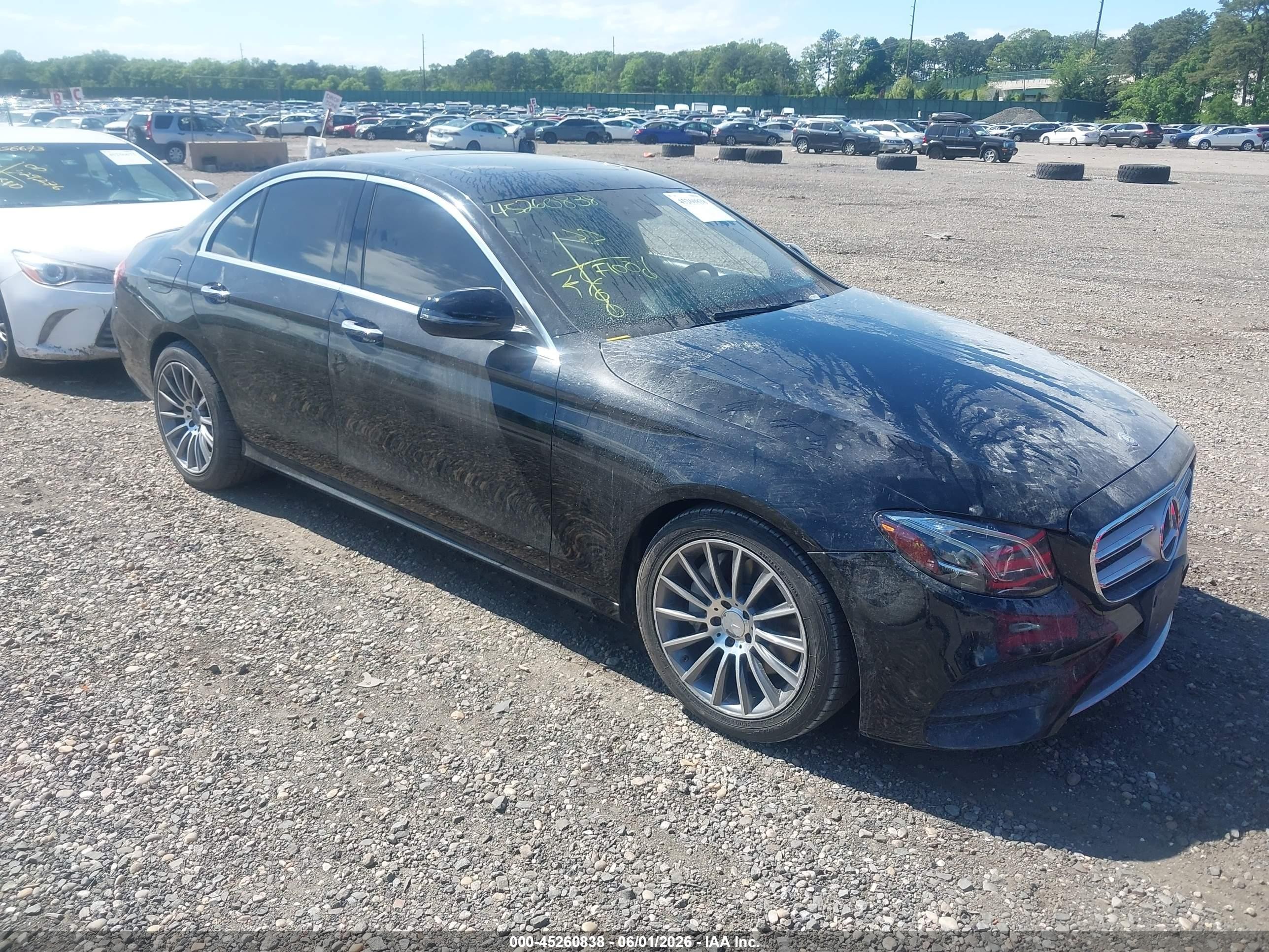 2017 Mercedes-Benz E 300 Luxury, VIN WDDZF4KB1HA095207 — Water / flood
