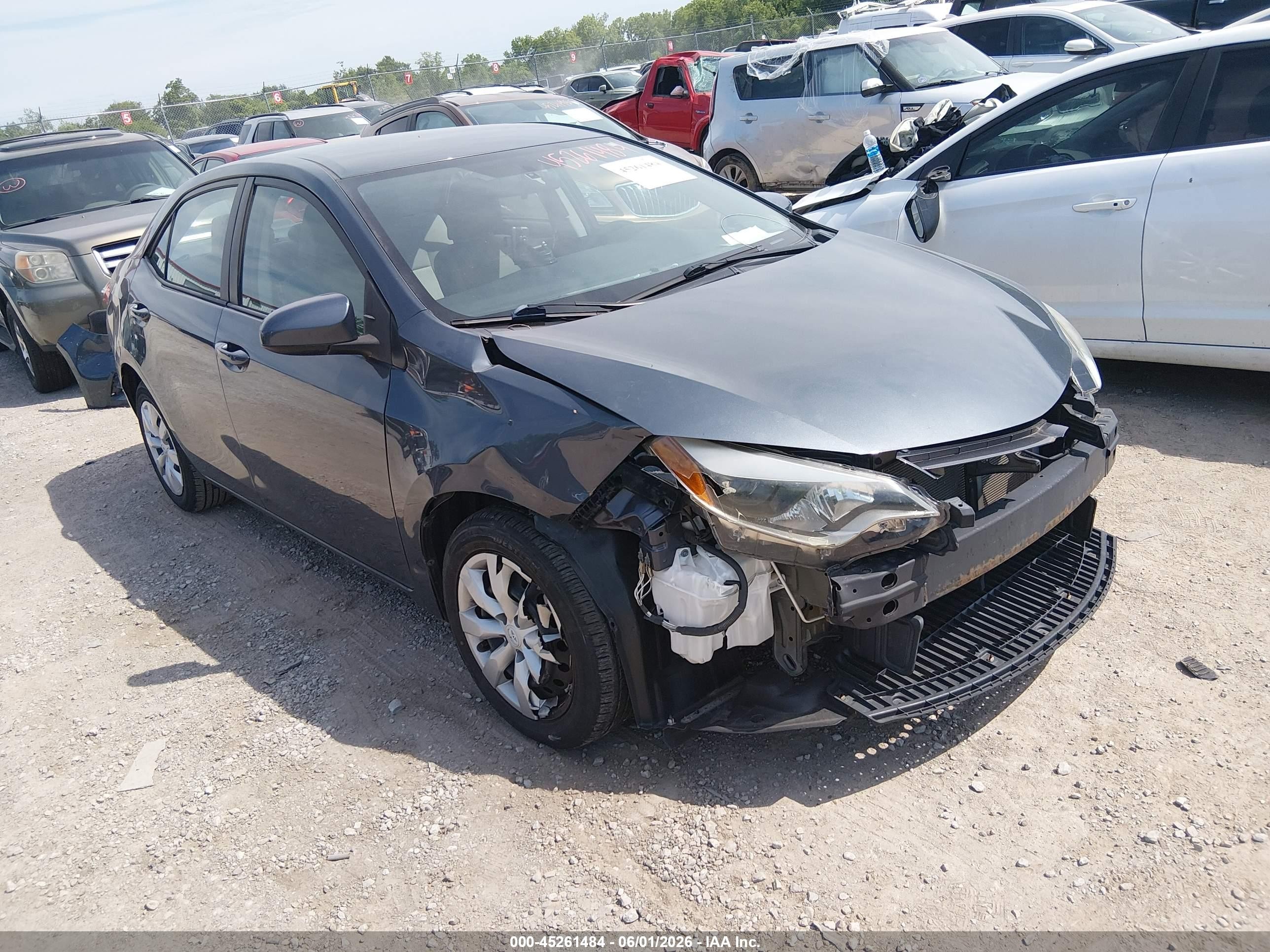 2016 Toyota Corolla S Plus, VIN 5YFBURHEXGP421452 — Front end
