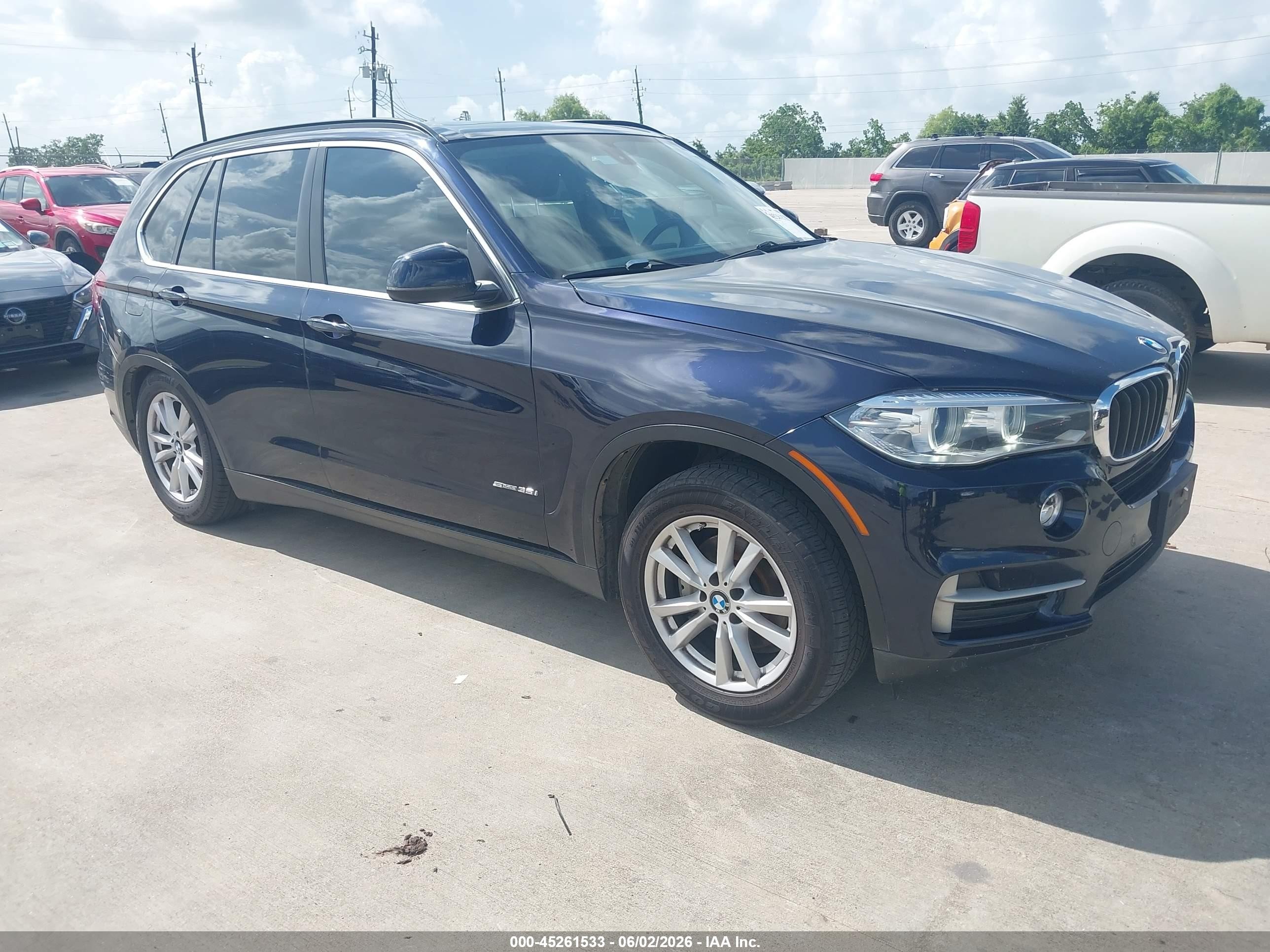 2015 BMW X5 sDrive35i, VIN 5UXKR2C53F0H36118 — Rear end