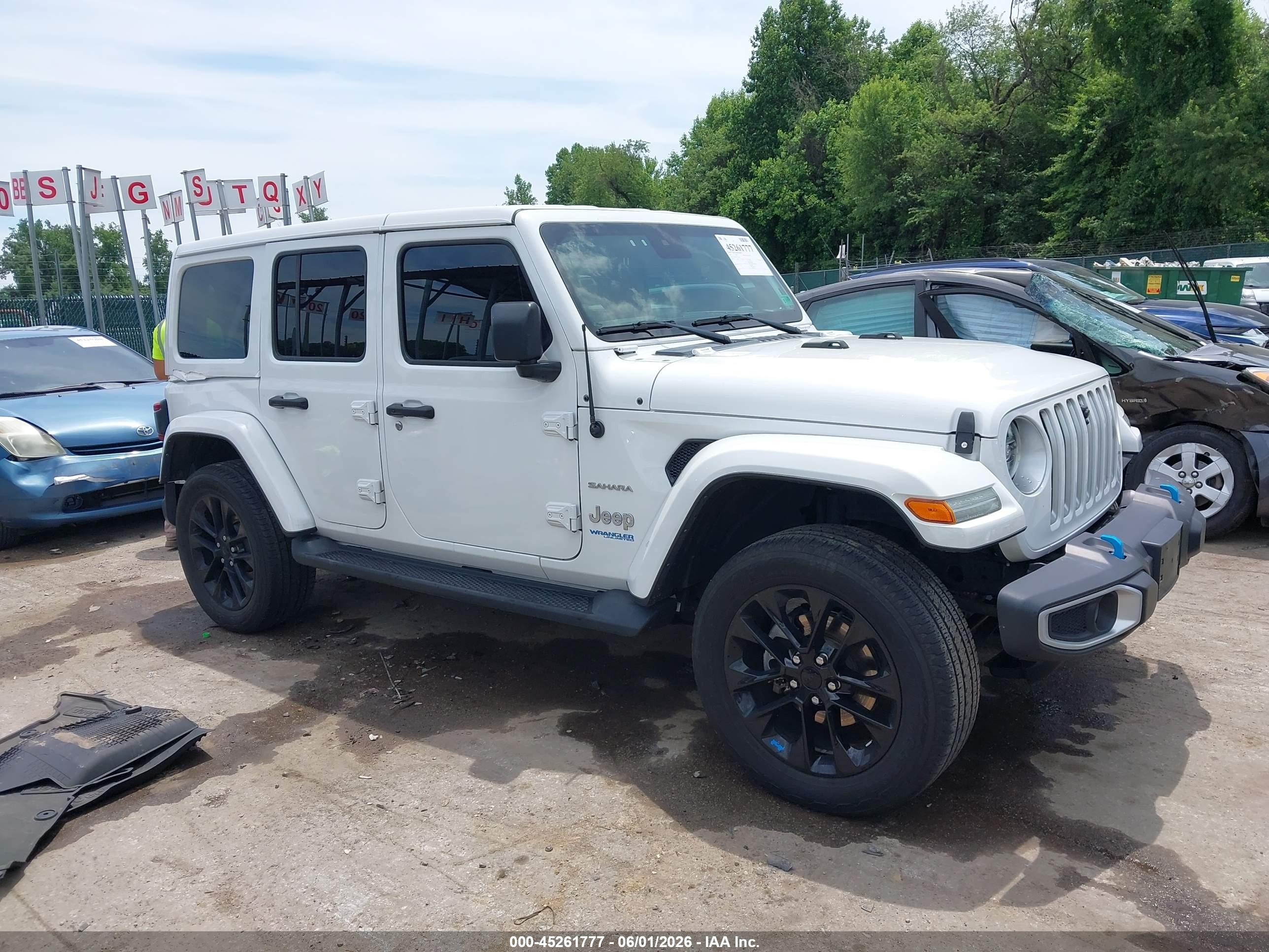 2022 Jeep Wrangler Unlimited Sahara, VIN 1C4JJXP6XNW221016 — Rear end