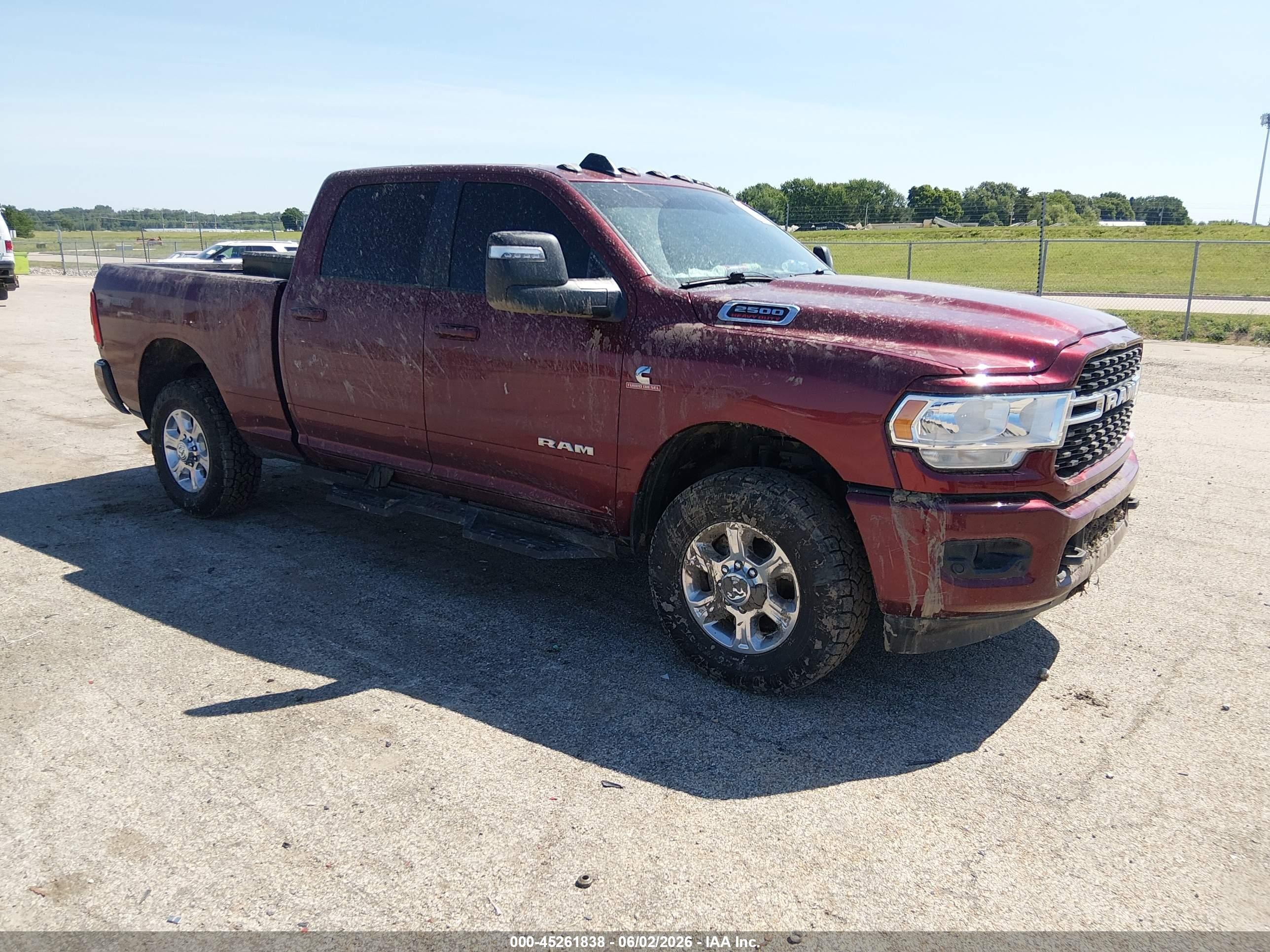 2023 Ram 2500 Big Horn, VIN 3C6UR5DLXPG589158 — Биологическое загрязнение