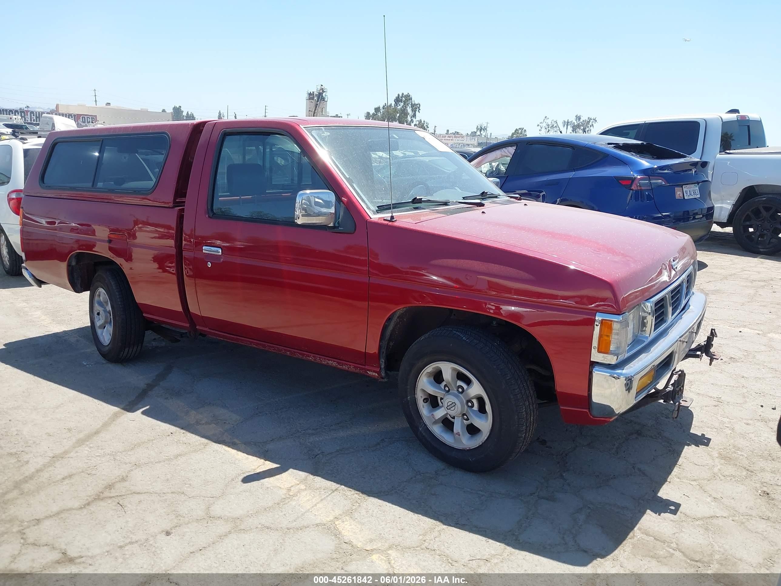 1996 Nissan Frontier XE, VIN 1N6SD11SXTC321059 — Rear end