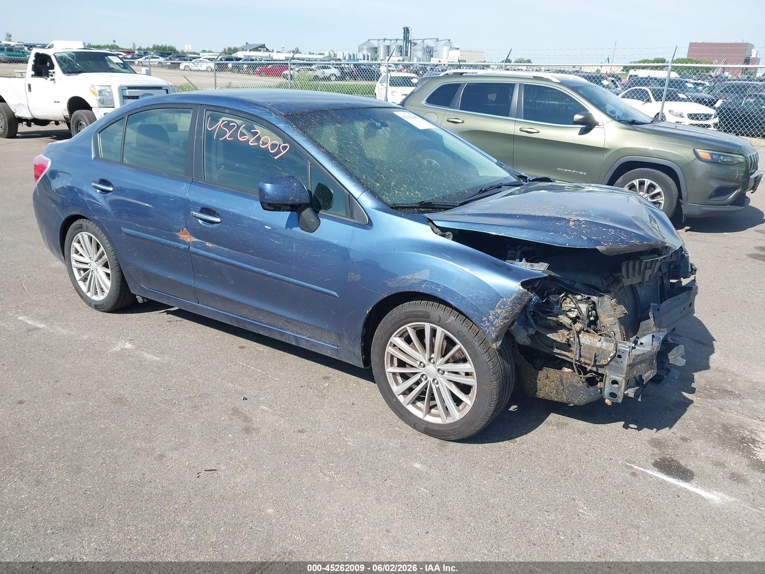 2013 Subaru Impreza Limited, VIN JF1GJAG66DH007219 — Front end