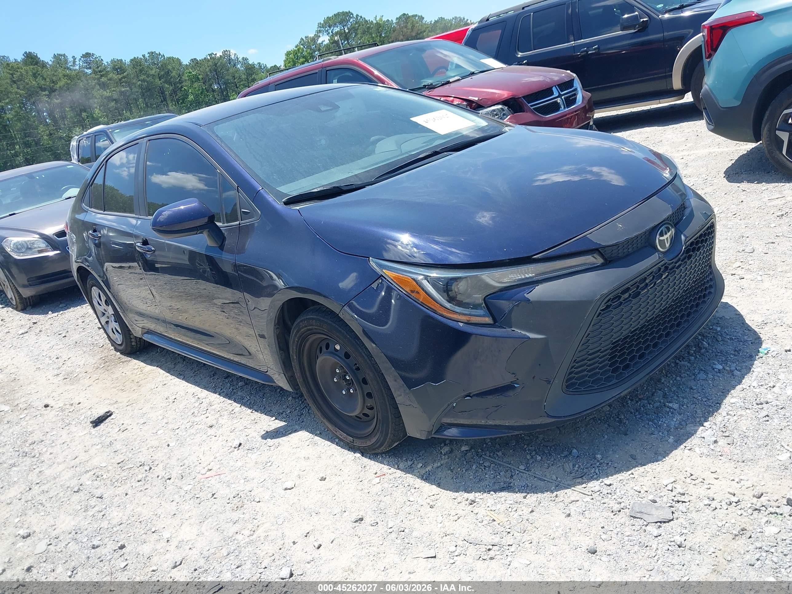 2022 Toyota Corolla LE, VIN 5YFEPMAE8NP320764 — All over