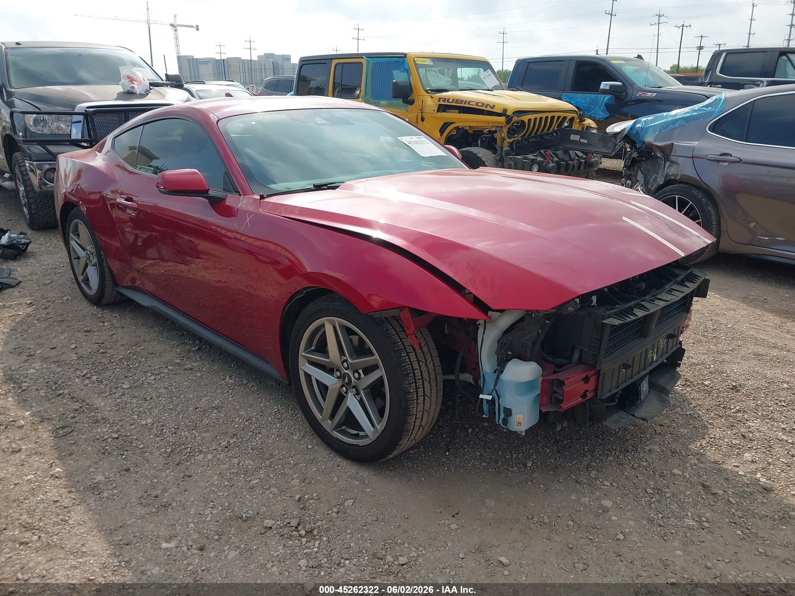 2024 Ford Mustang EcoBoost, VIN 1FA6P8TH1R5111782 — Front end