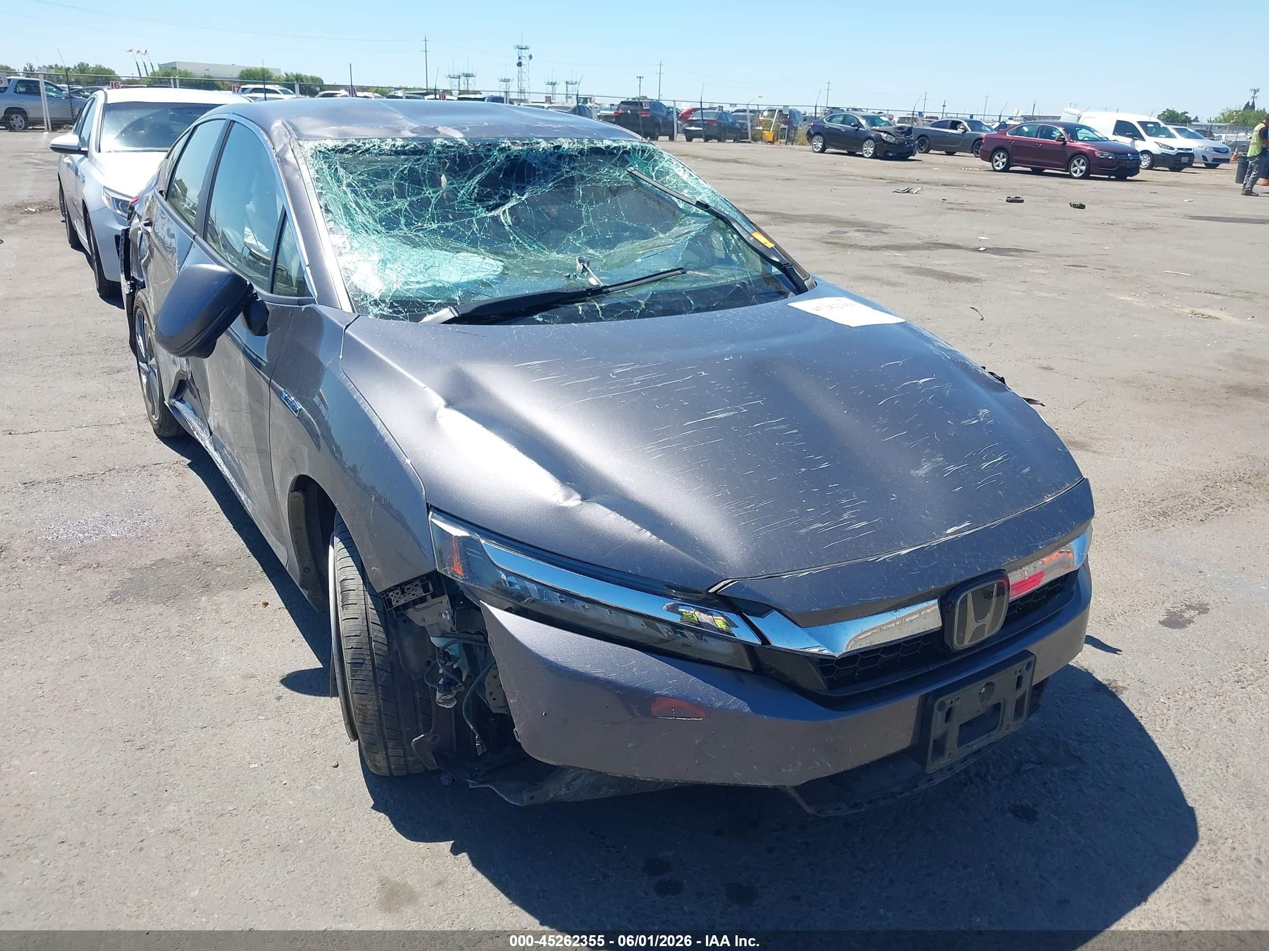 2021 Honda Clarity Touring, VIN JHMZC5F30MC000595 — Rollover