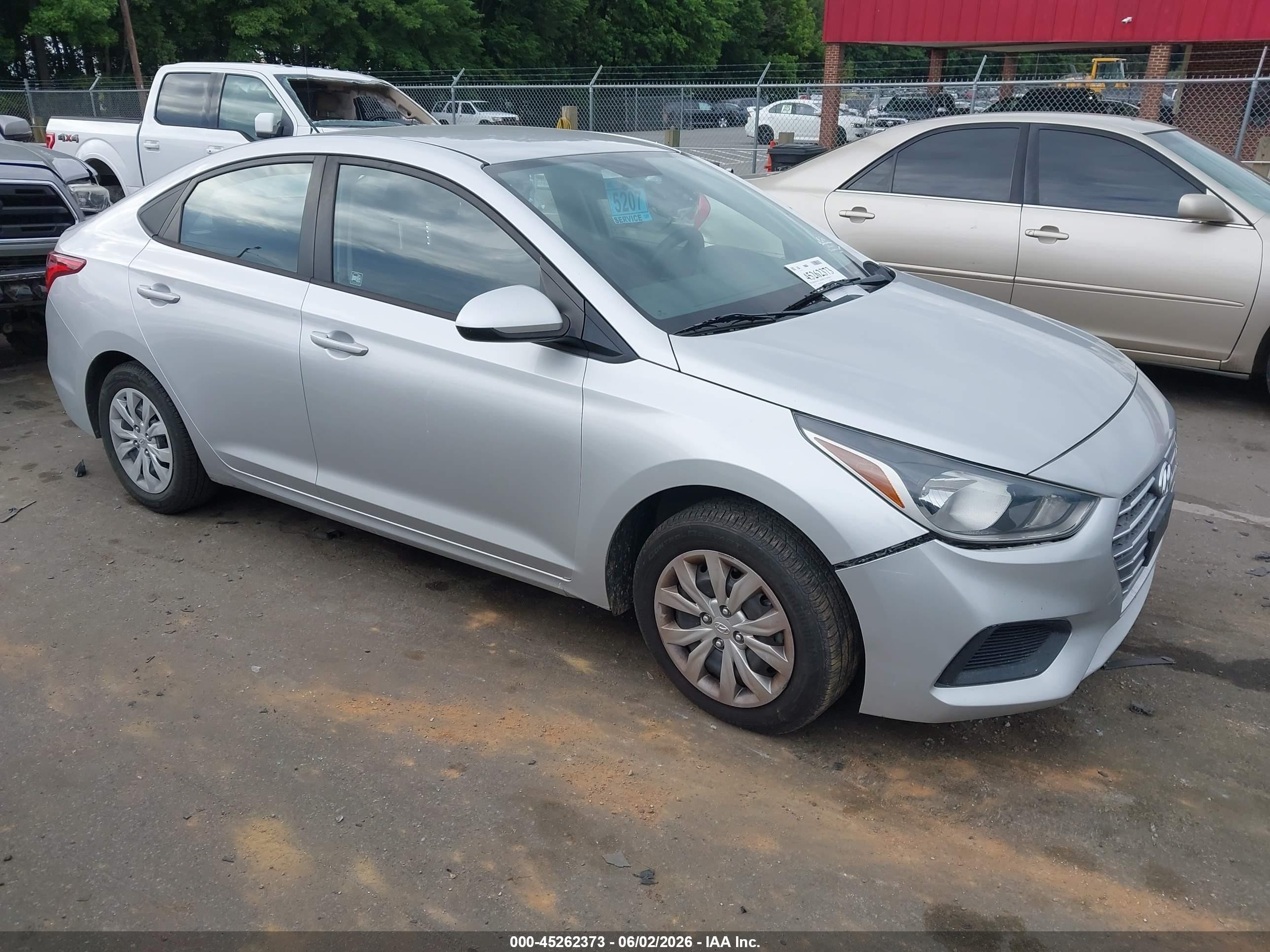 2019 Hyundai Accent SE, VIN 3KPC24A30KE042203 — Side