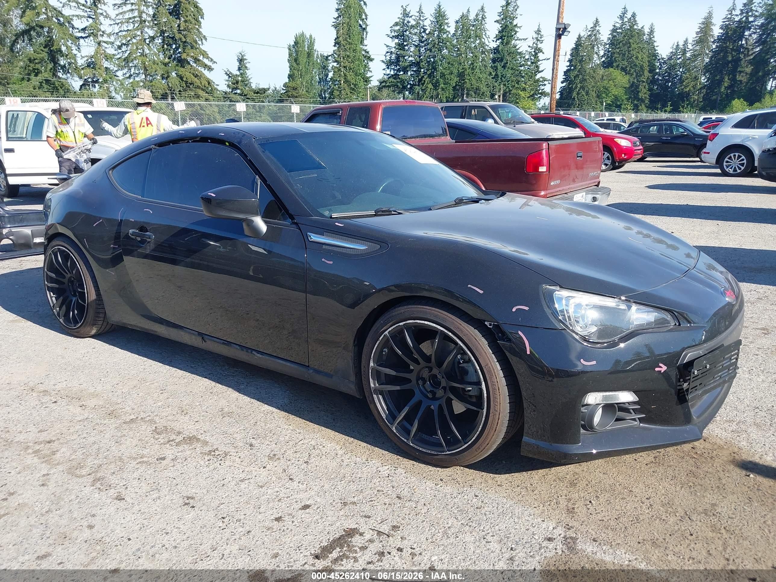 2015 Subaru BRZ Limited, VIN JF1ZCAC15F9603626 — Rear end