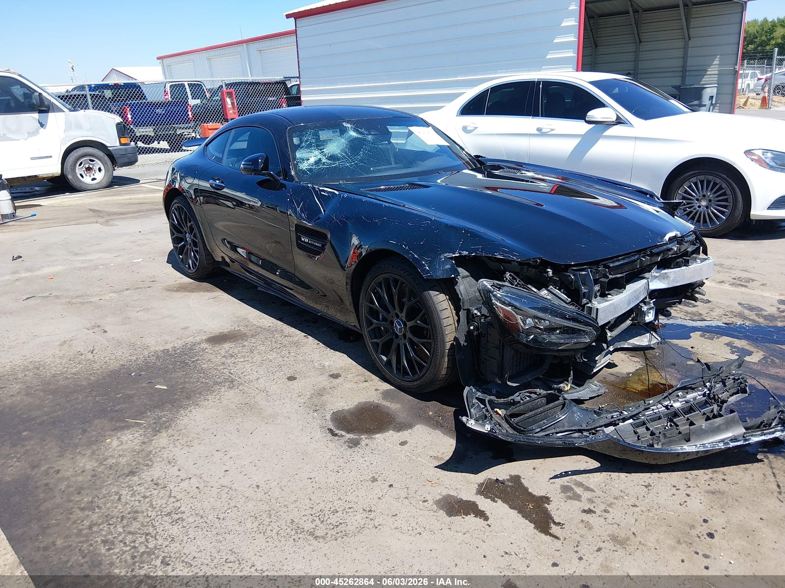 2021 Mercedes-Benz AMG GT, VIN W1KYJ8CA9MA041901 — Front end