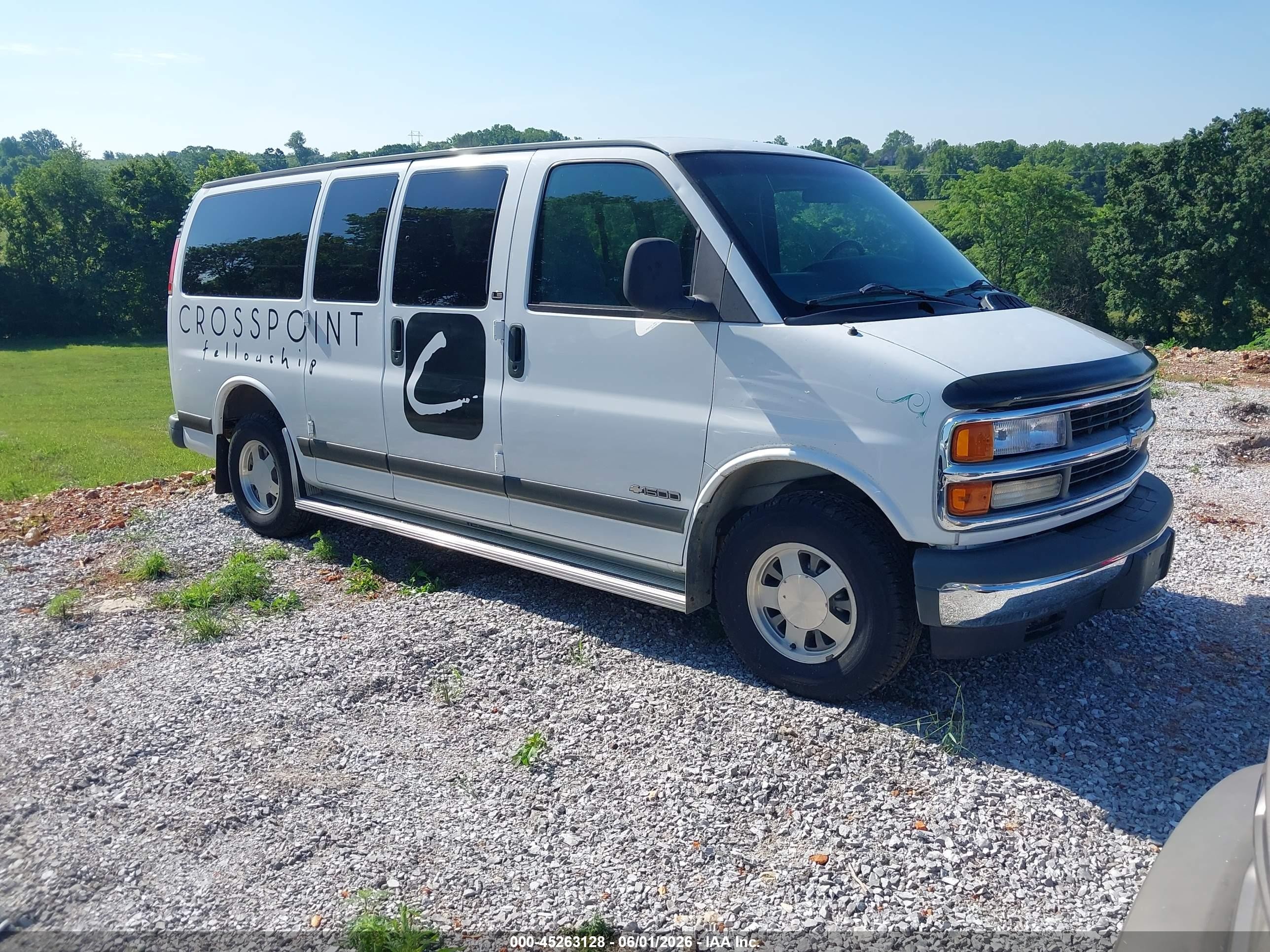 1998 Chevrolet Express, VIN 1GNFG15R3W1057757 — Hail