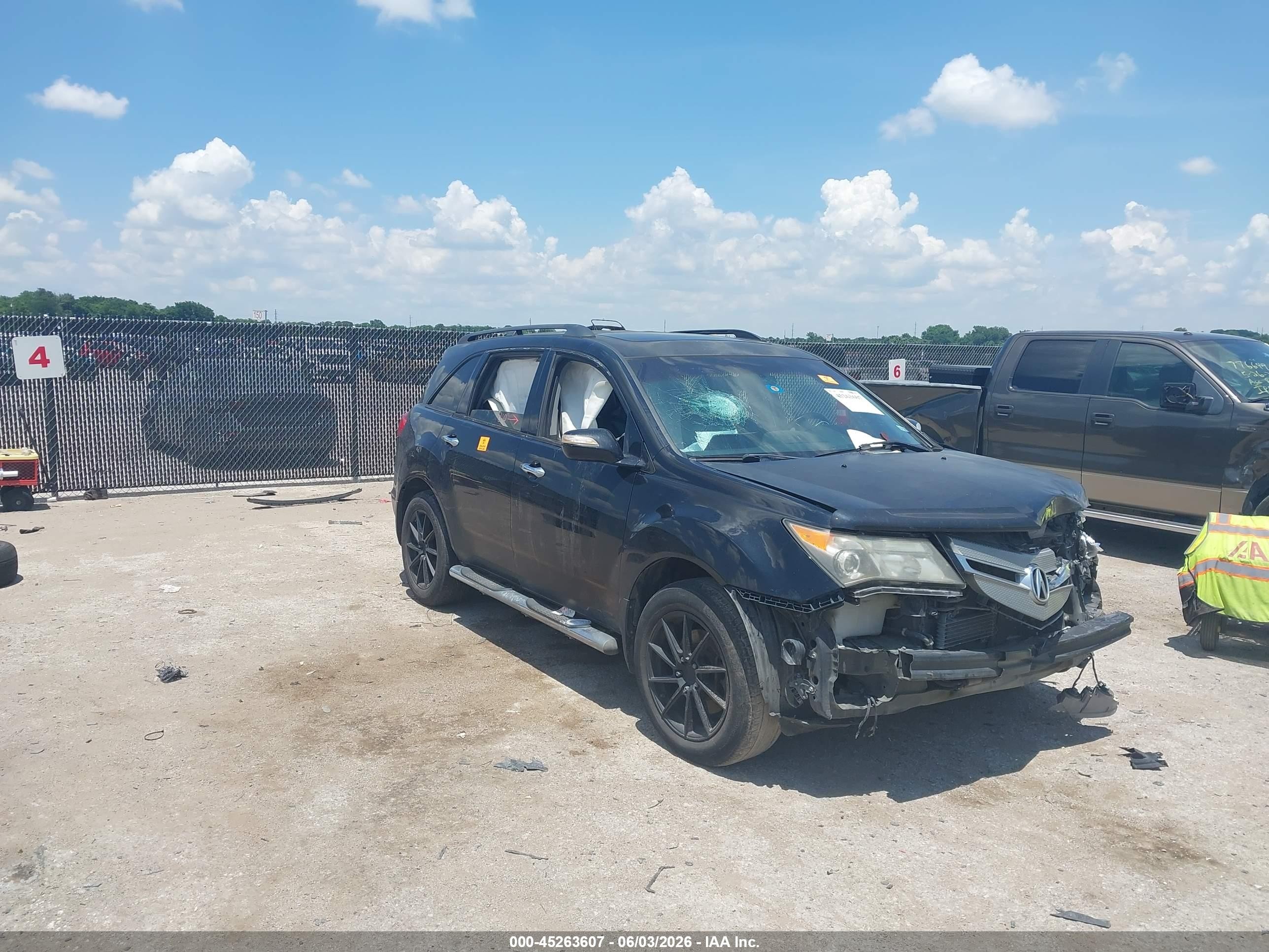 2008 Acura MDX Technology, VIN 2HNYD28498H550678 — Biohazard / chemical