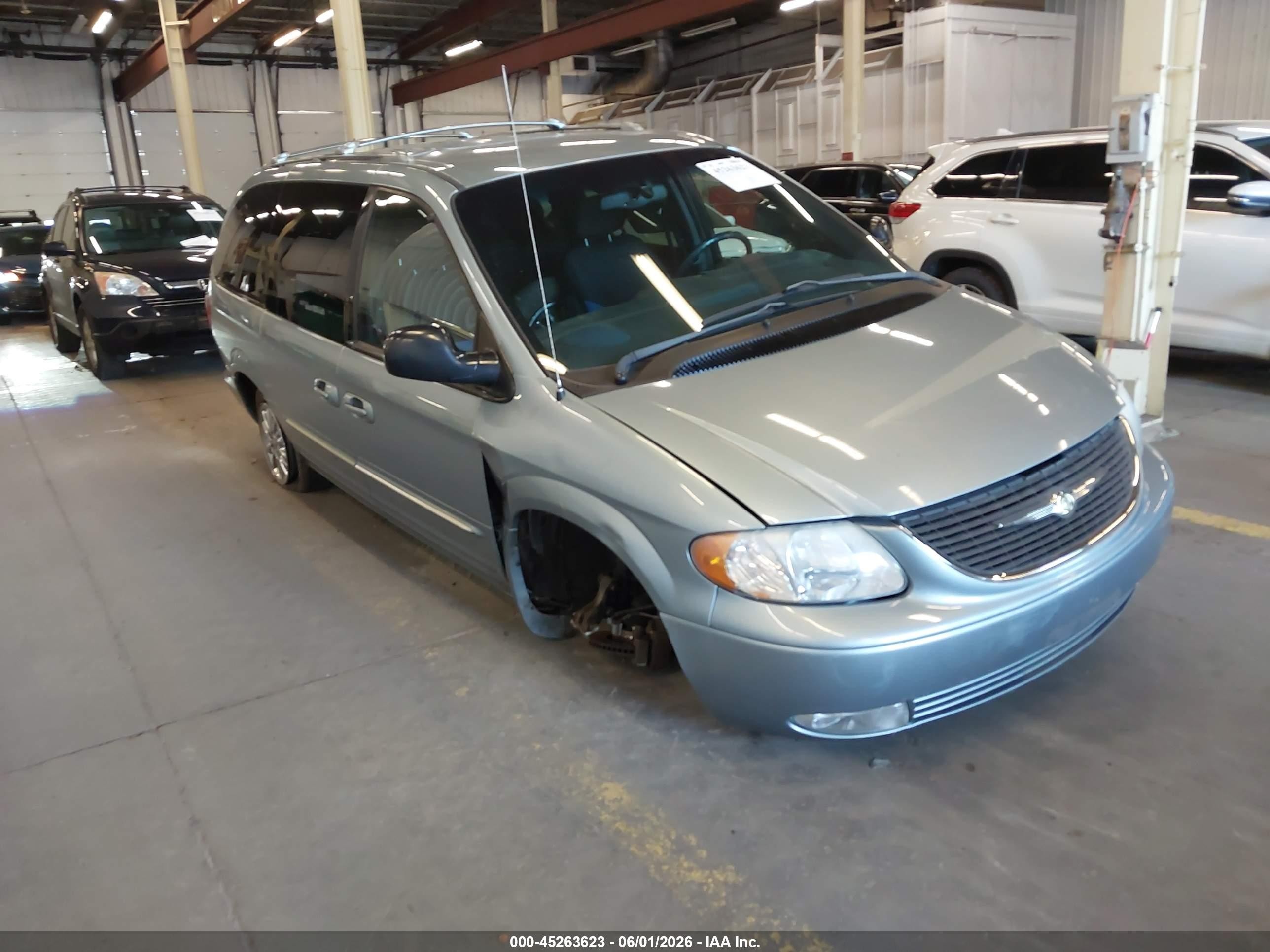 2003 Chrysler Town & Country Limited, VIN 2C8GT64L13R162483 — Theft recovery