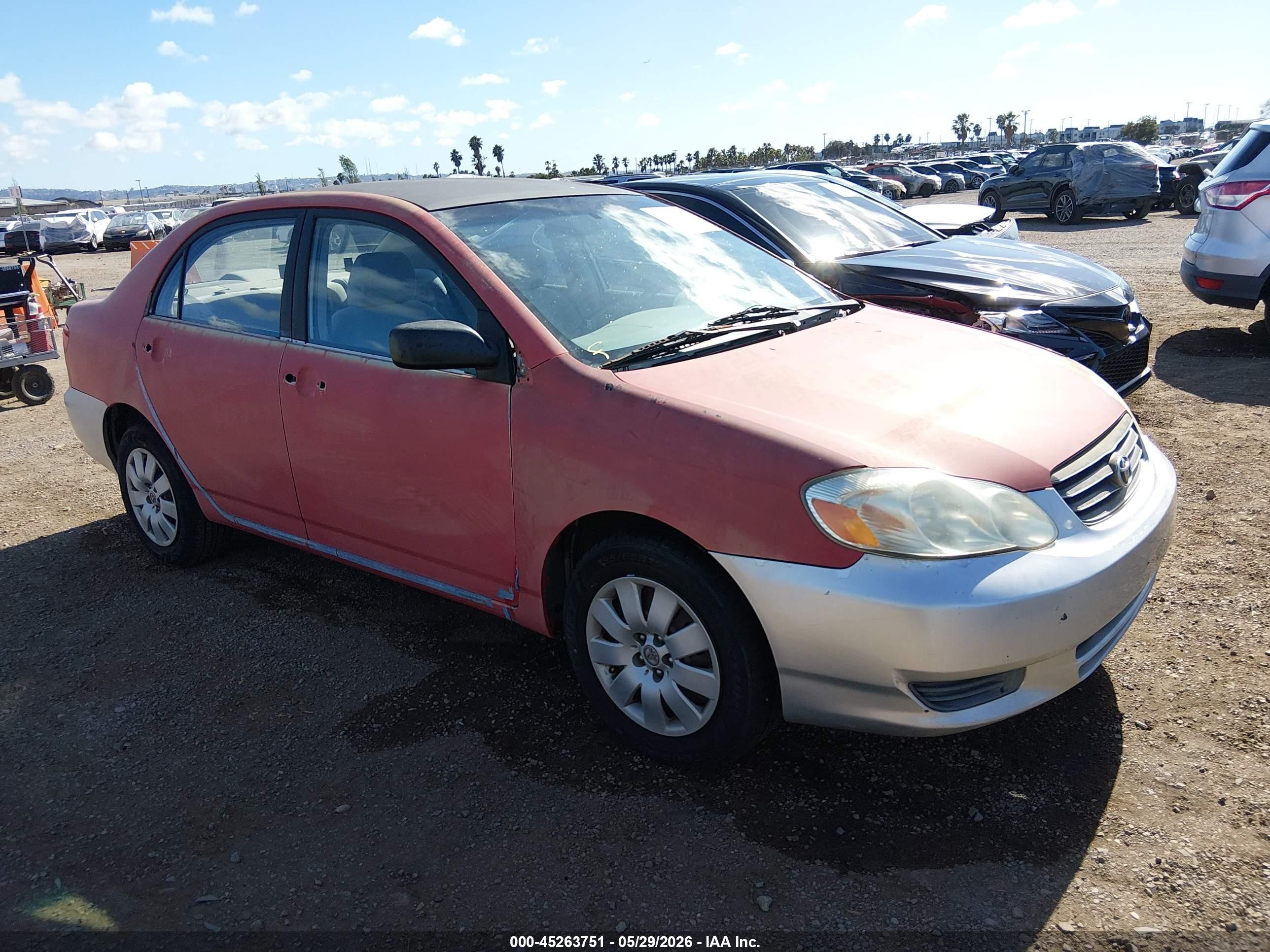 2004 Toyota Corolla LE, VIN 1NXBR32E34Z277552 — Normal wear
