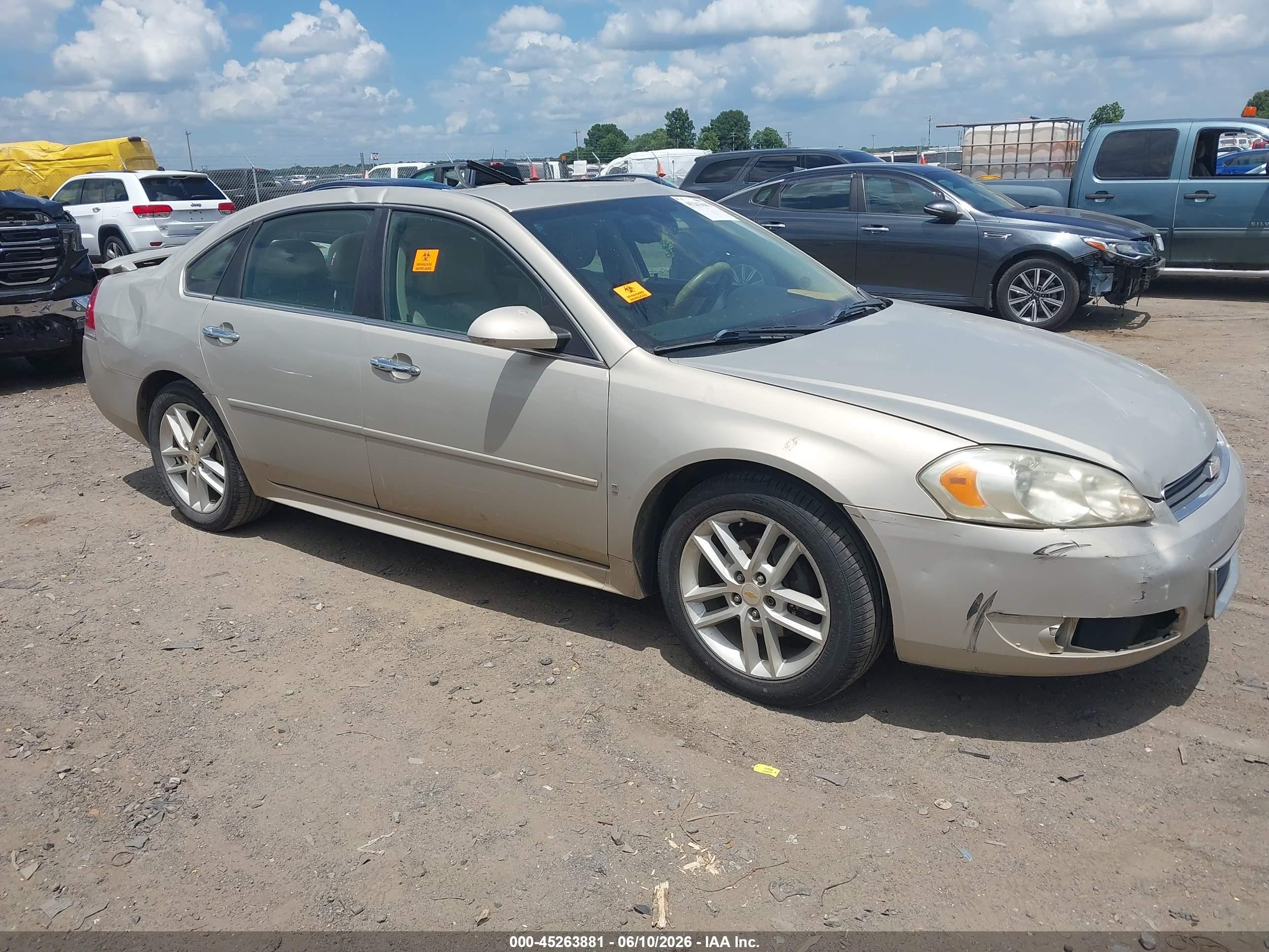 2011 Chevrolet Impala LTZ, VIN 2G1WC5EM5B1203296 — Roof