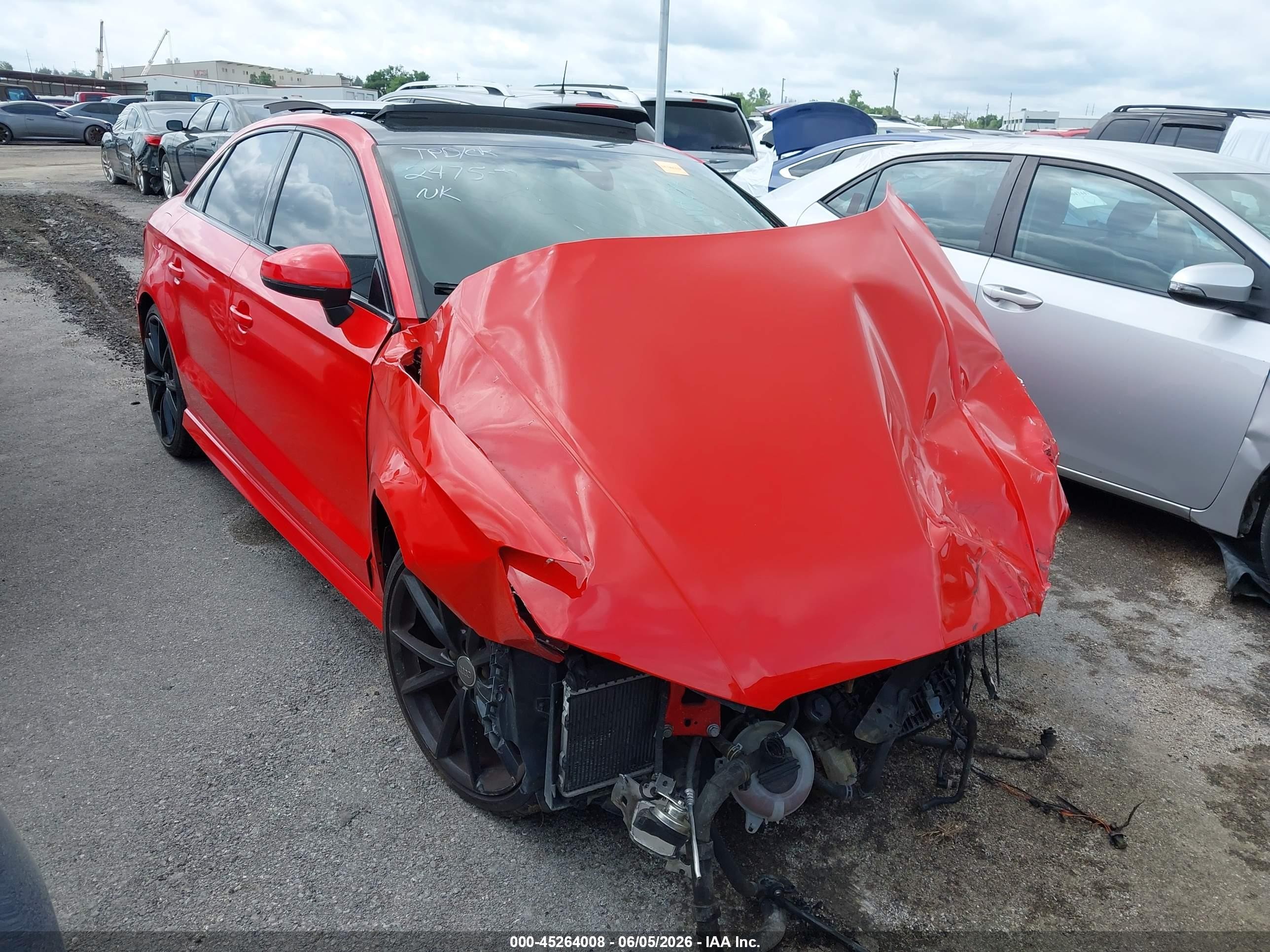 2016 Audi S3 Prestige, VIN WAUF1GFF9G1064776 — Front end