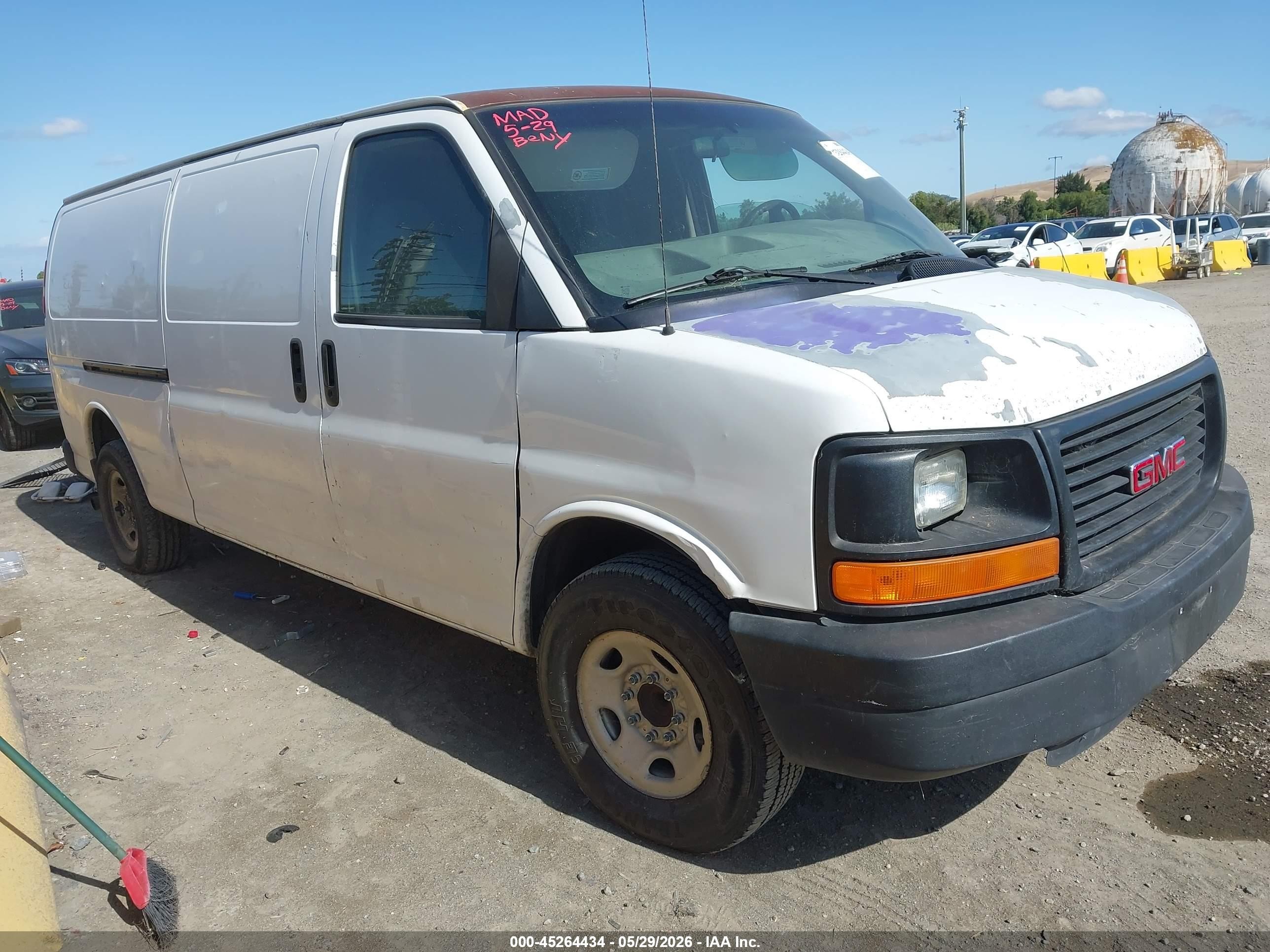 2007 GMC Savana Cargo Y3H Paratransit, VIN 1GTGG29U671122961 — Normal wear