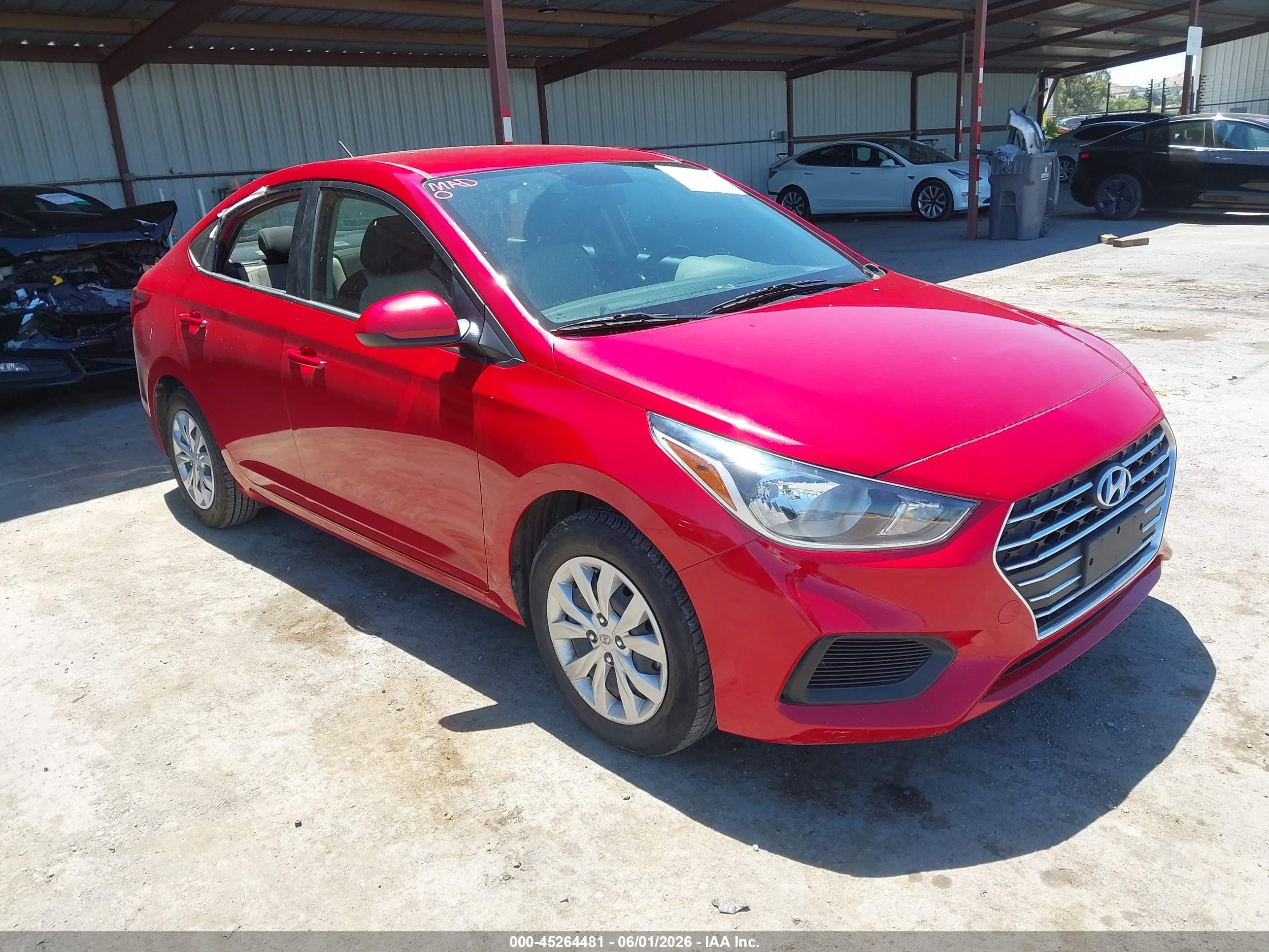 2022 Hyundai Accent SE, VIN 3KPC24A62NE182770 — Theft recovery