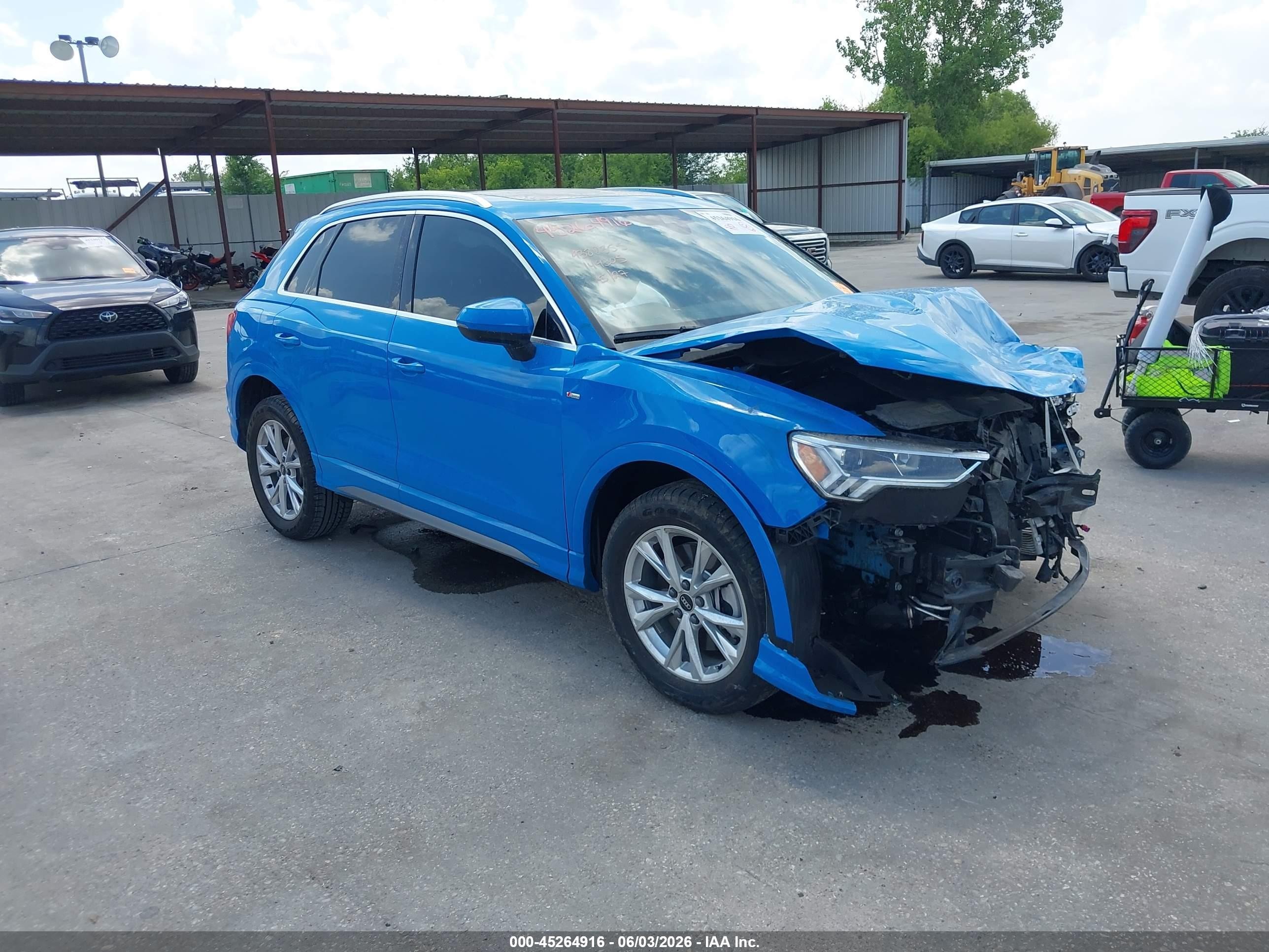 2022 Audi Q3 S line Premium Plus, VIN WA1EECF30N1149305 — Front end